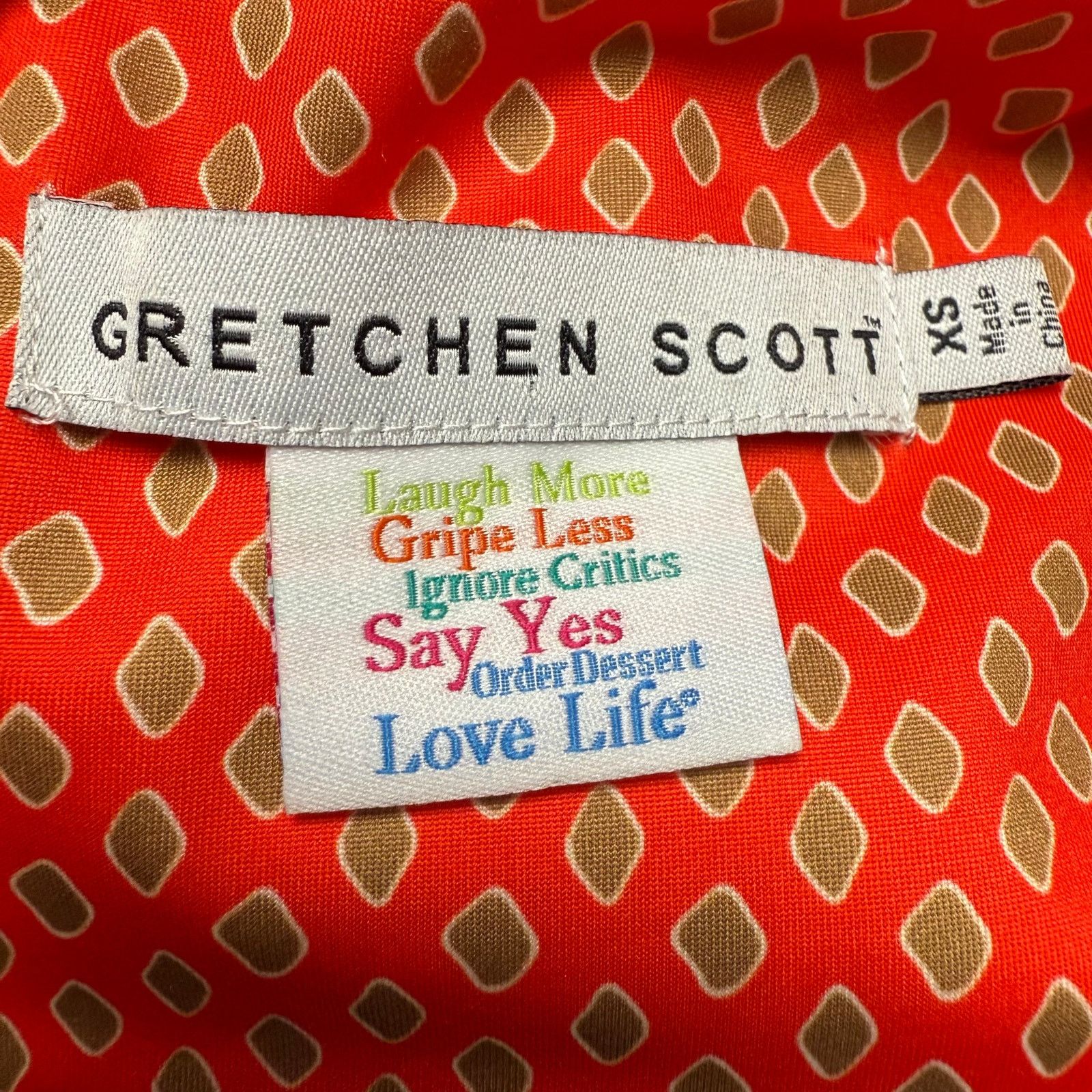 Gretchen Scott Gretchen Scott Jersey Ruffneck Dress Paisley Size XS Size XS / US 0-2 / IT 36-38 - 8 Thumbnail