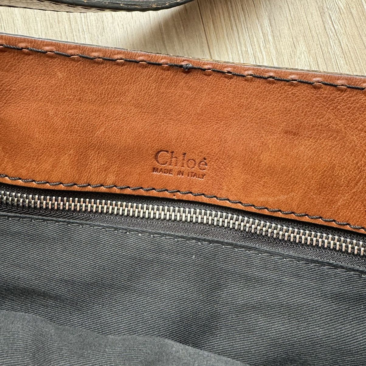 Chloe × Vintage Authentic Vintage Chloé Leather Bag Handbag Brown Size ONE SIZE - 6 Thumbnail