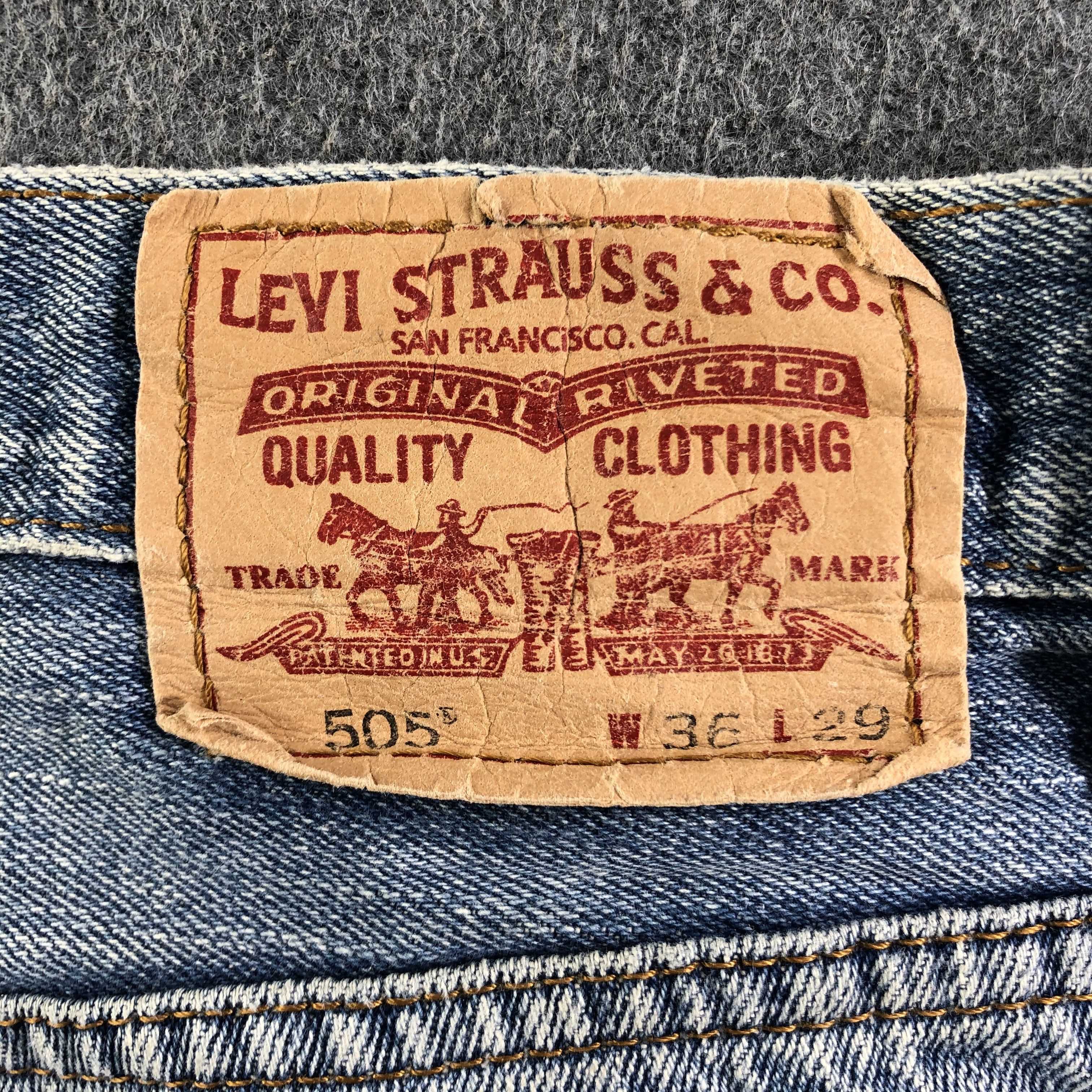 Levi's Vintage Levis 505 Jeans-J3220 Size US 36 / EU 52 - 5 Thumbnail