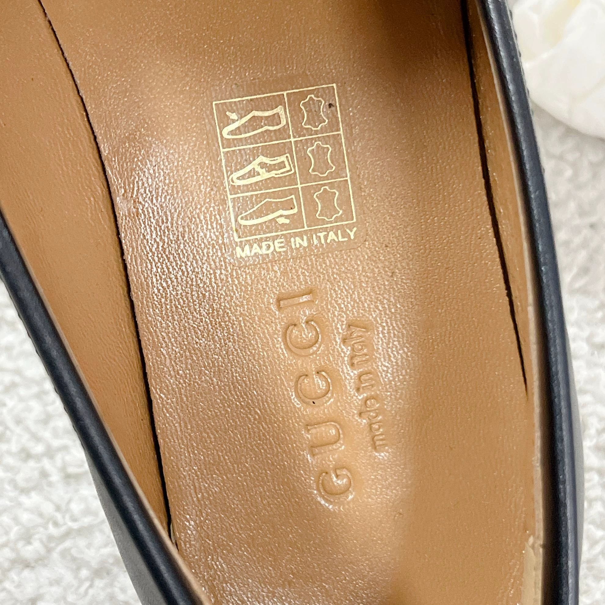 Gucci Gucci Black Horsebit Loafers Women's 35 Size US 4.5 / IT 34.5 - 8 Thumbnail