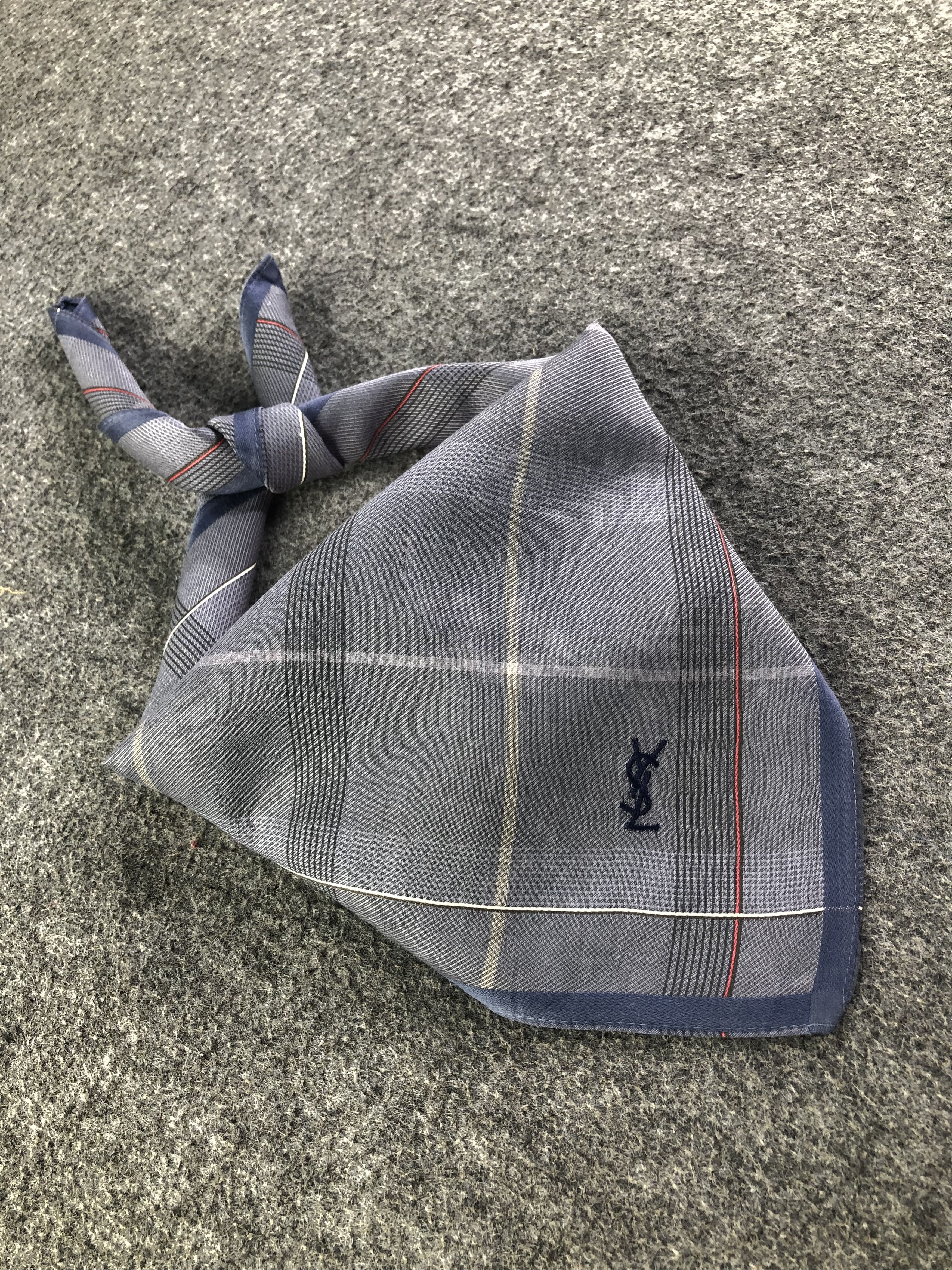 Yves Saint Laurent Yves Saint Laurent Handkerchief / Bandana / Neckerchief Size ONE SIZE - 1 Thumbnail