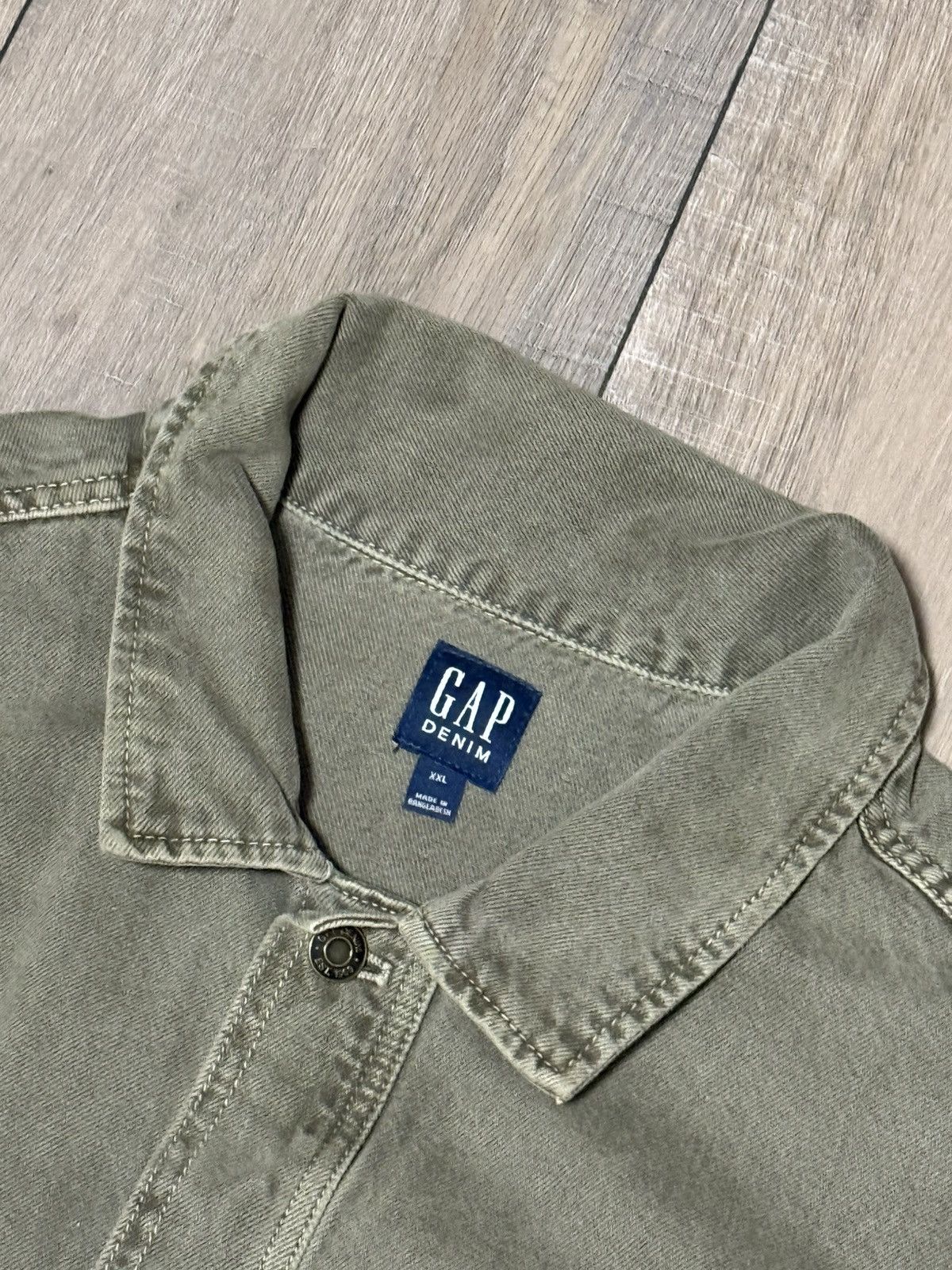 Gap Gap Denim Over Shirt Brown SZ XXL New Size US XXL / EU 58 / 5 - 2 Thumbnail