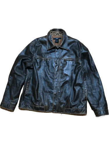 Gap Vintage Gap Classic Fit Leather Jacket Size L Size US L / EU 52-54 / 3 - 1 Thumbnail
