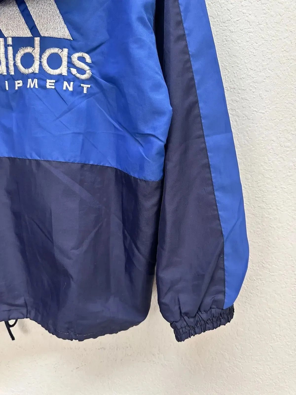 Adidas × Japanese Brand × Vintage 1980s ADIDAS EQUIPMENT WINDBREAKER EMBROIDERED LOGO Size US M / EU 48-50 / 2 - 11 Thumbnail