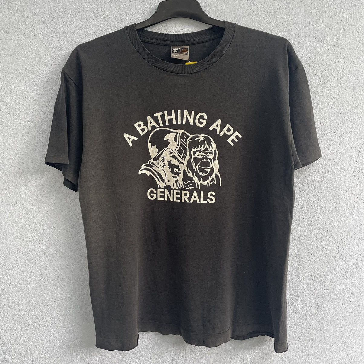 Bape × Vintage Vintage 90s BAPE a bathing ape generals tshirt