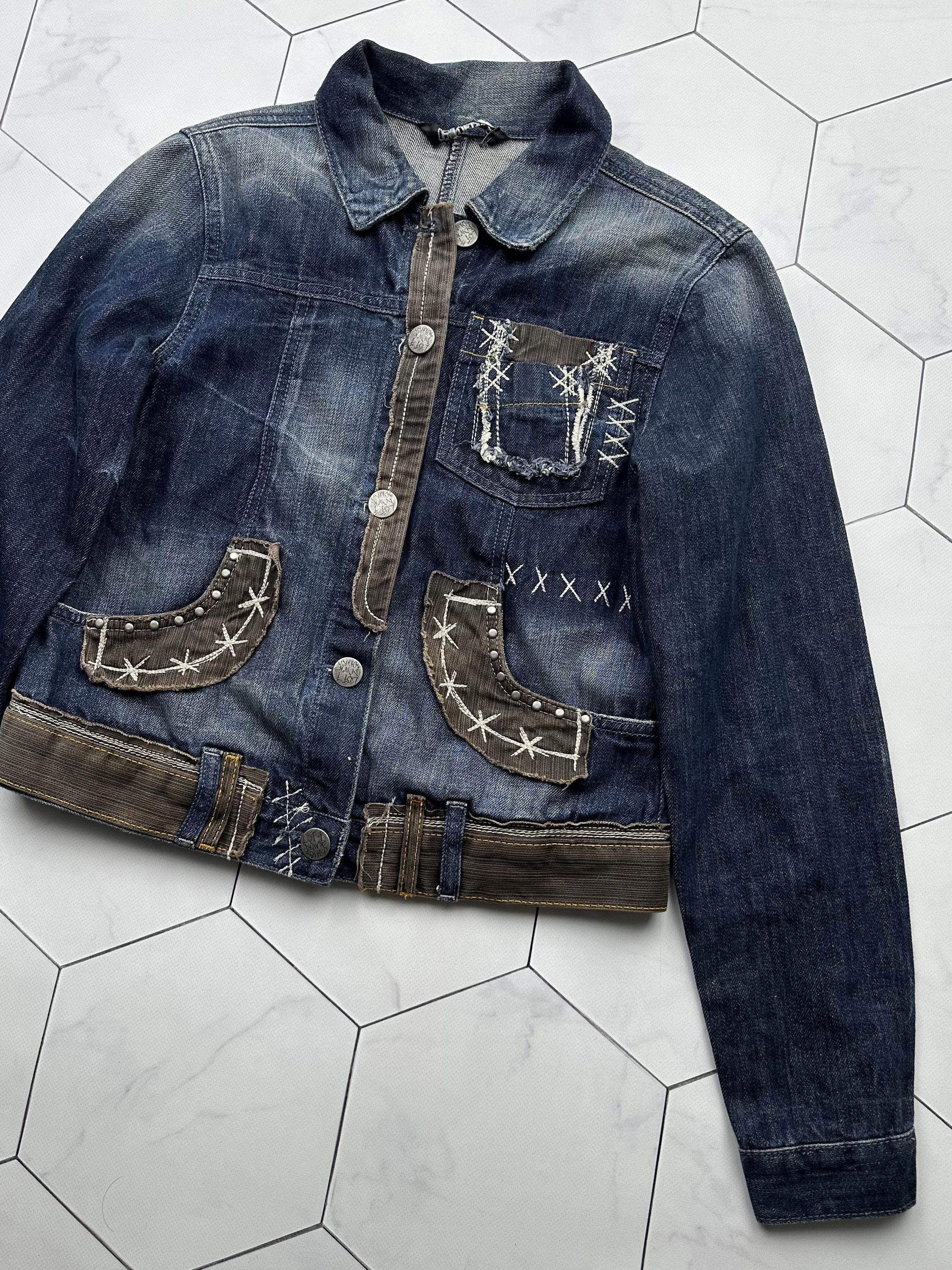 Japanese Brand Vintage Denim Jacket E2(B8) Size M / US 6-8 / IT 42-44 - 3 Thumbnail