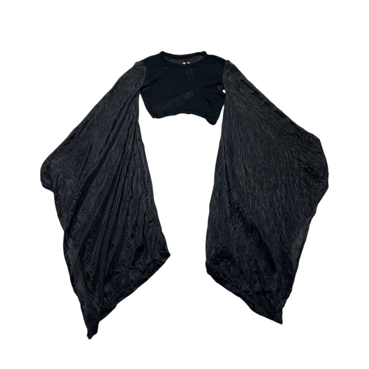 Rick Owens SS24 Lido flowy sleeve crop top Size S / US 4 / IT 40 - 1 Thumbnail