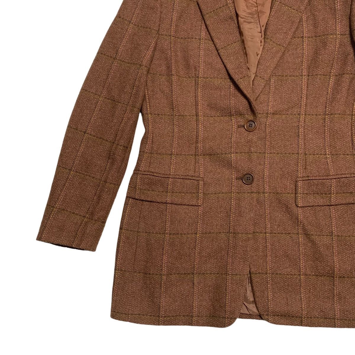Max Mara Max Mara Checkered Jacket Size S / US 4 / IT 40 - 2 Thumbnail