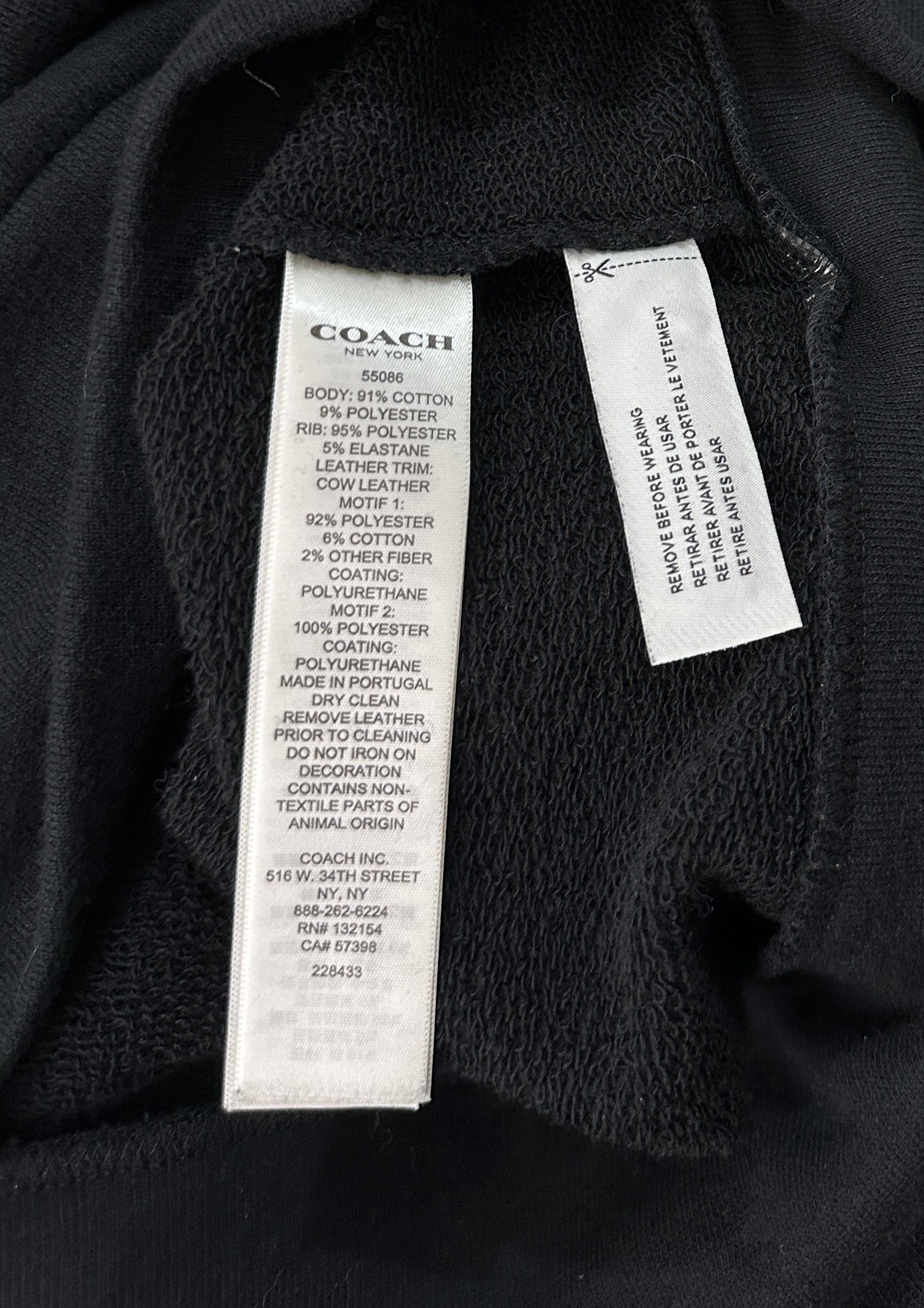 Coach Black sweatshirt Size XS / US 0-2 / IT 36-38 - 6 Thumbnail