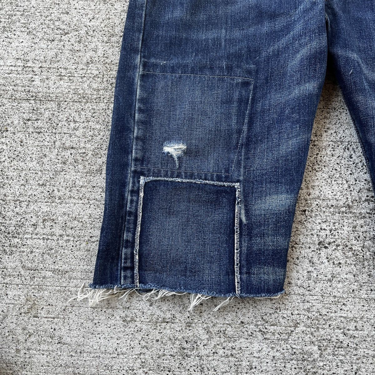 Levi's Vintage Levi’s 501 WPL 423 Mexico Repair Cut Off Jeans Rare Size US 36 / EU 52 - 2 Thumbnail