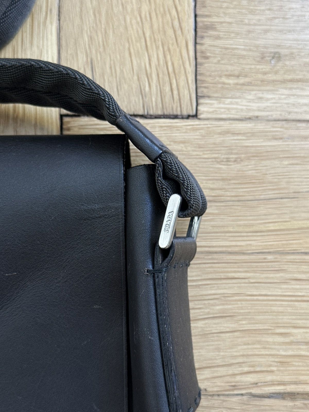 Prada Leather Messenger Shoulder Bag Archive Tech