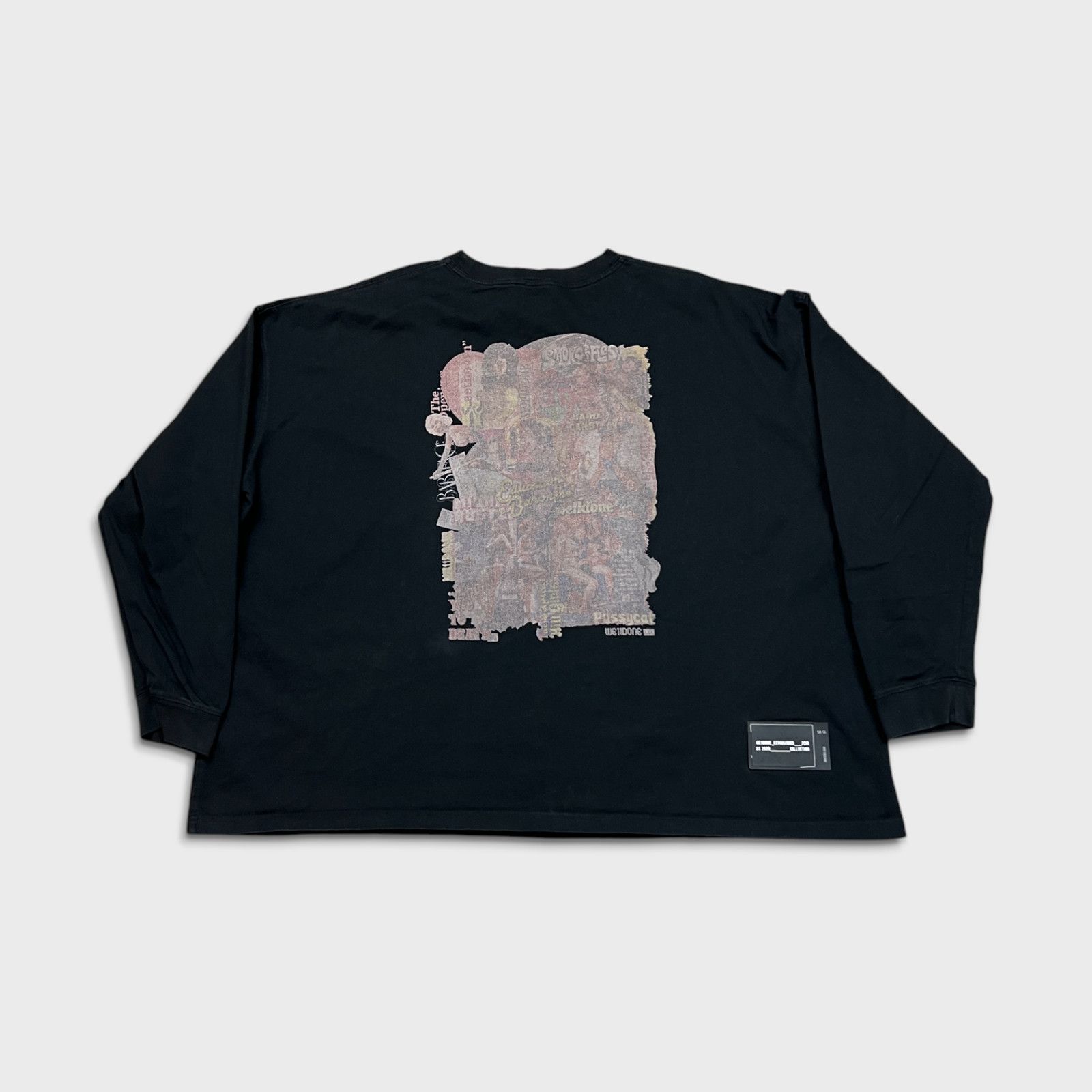 WE11DONE SS20 We11done Long Sleeve Shirt Oversized Graphic Tee Size US S / EU 44-46 / 1 - 4 Thumbnail