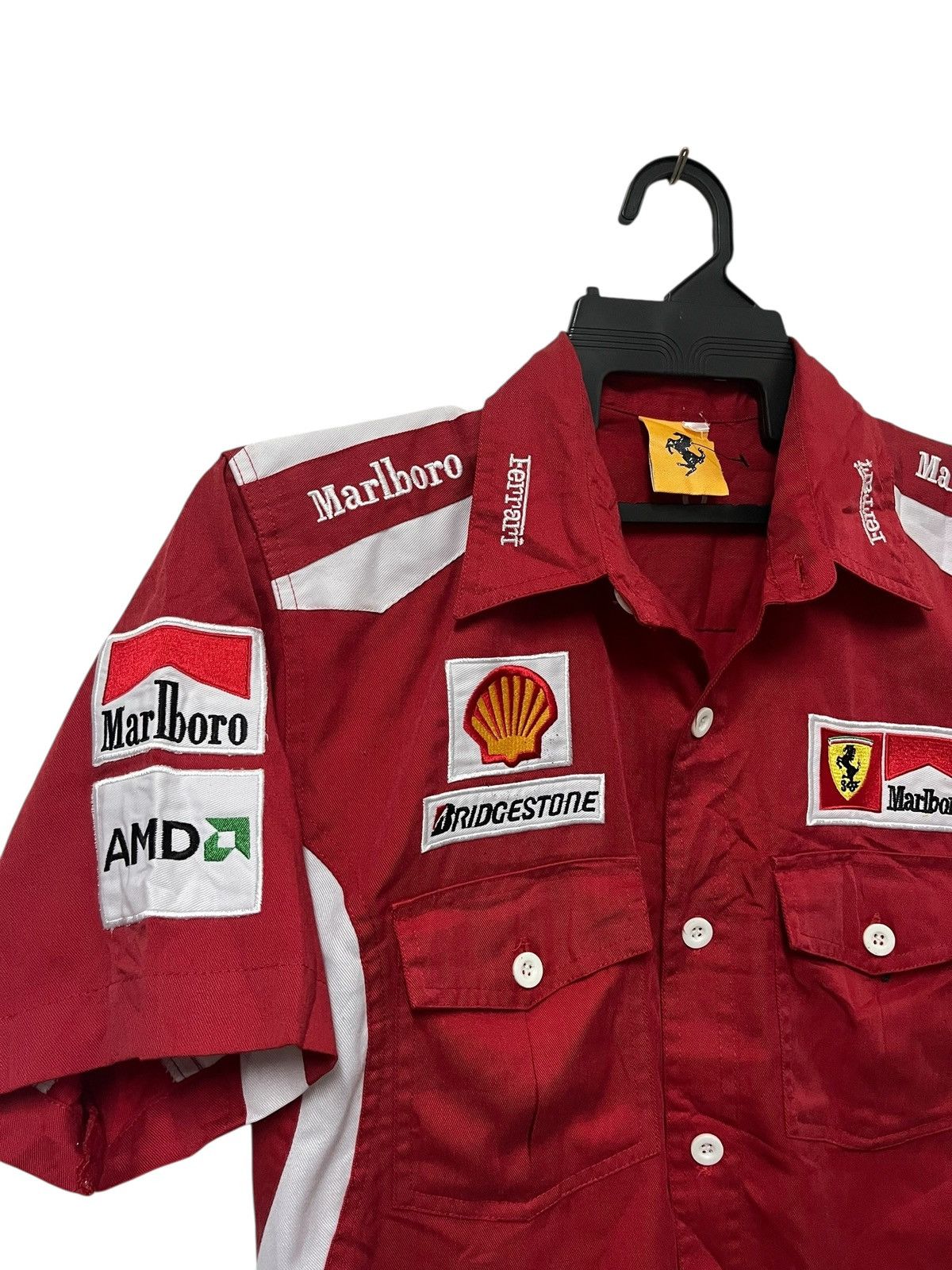 Ferrari × Formula 1 × Marlboro 🔥Vtg Ferrari Marlboro Racing 1996 Button Up Shirt Size US M / EU 48-50 / 2 - 3 Thumbnail