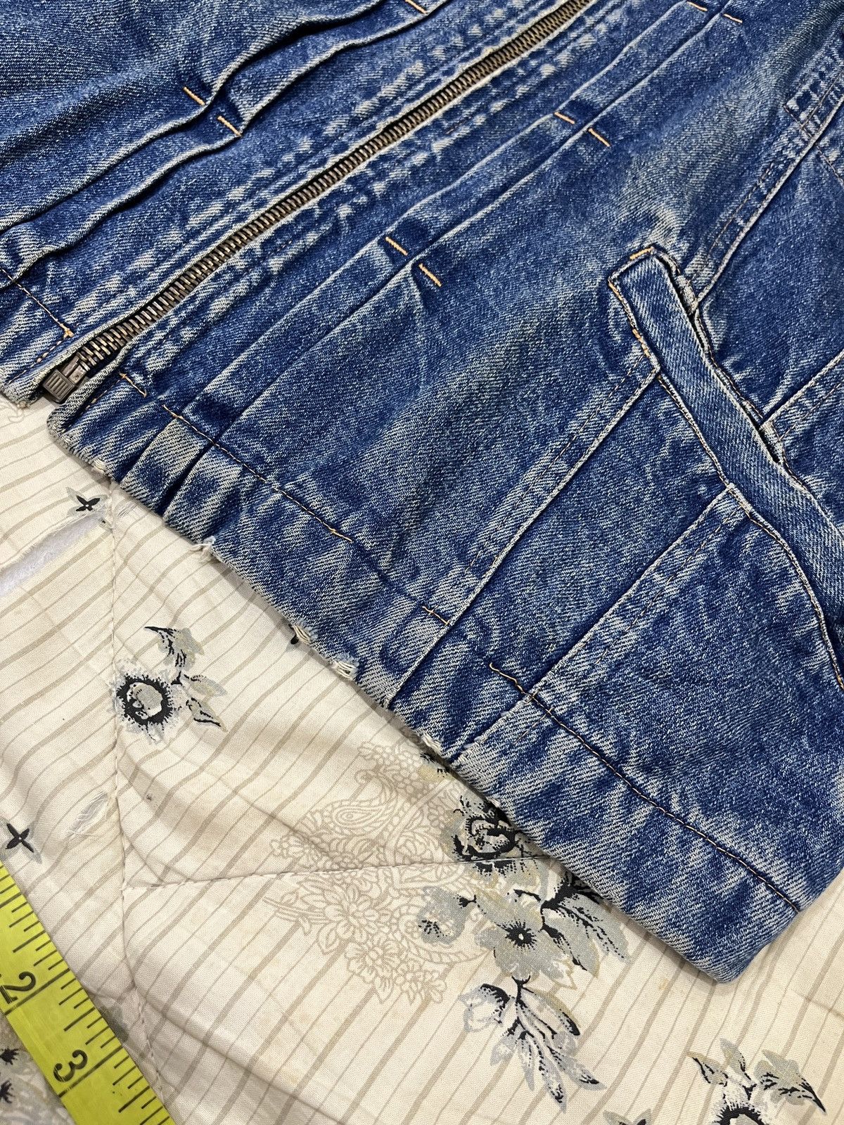 Vintage (Zzzz)🔥🔥RARE VTG 5 CLASSE QUINTA DENIM JACKET Size US L / EU 52-54 / 3 - 12 Thumbnail