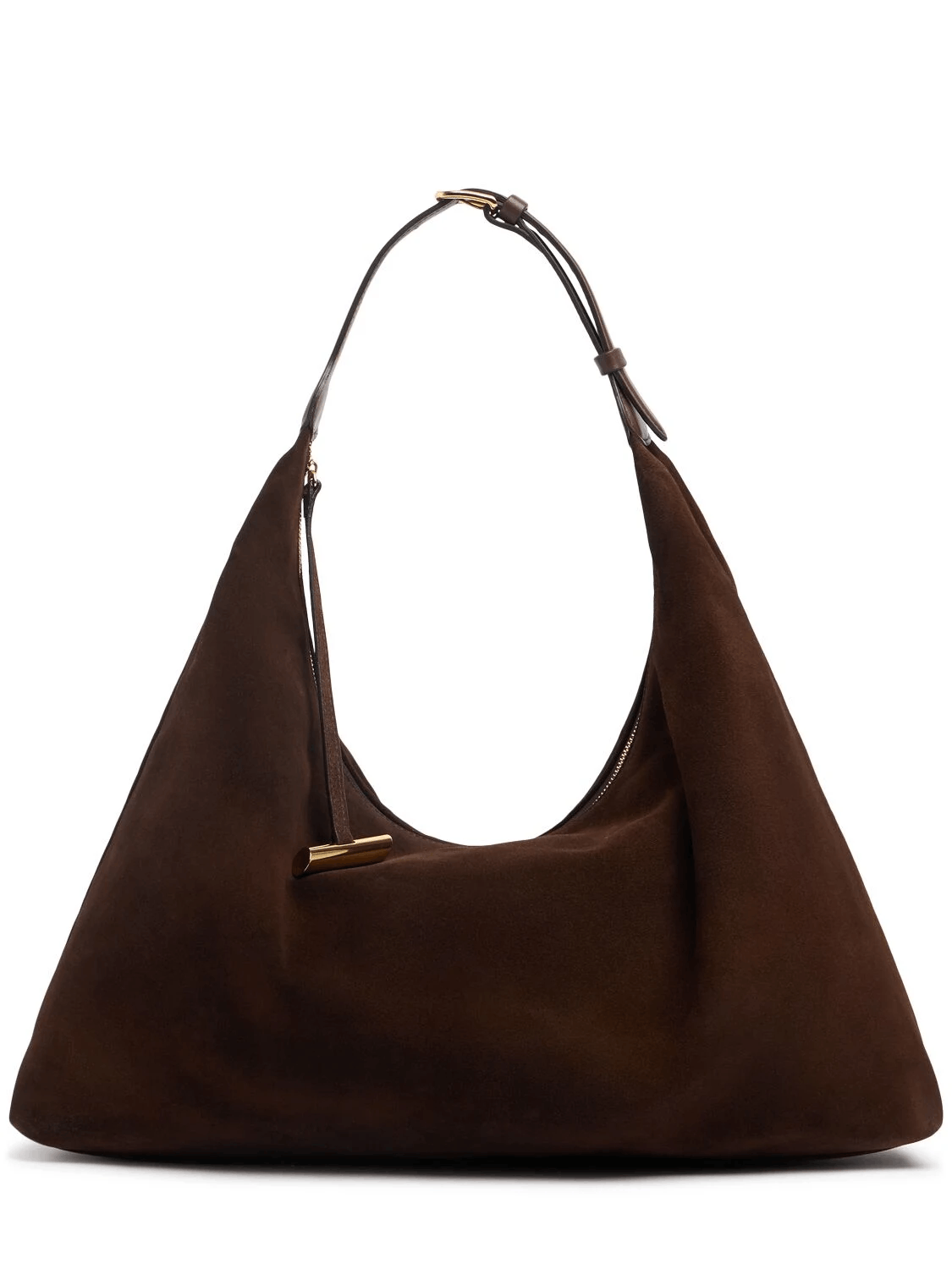 Liffner LIFFNER Dark Brown Suede Shoulder Bag New And Authentic Size ONE SIZE - 1 Thumbnail