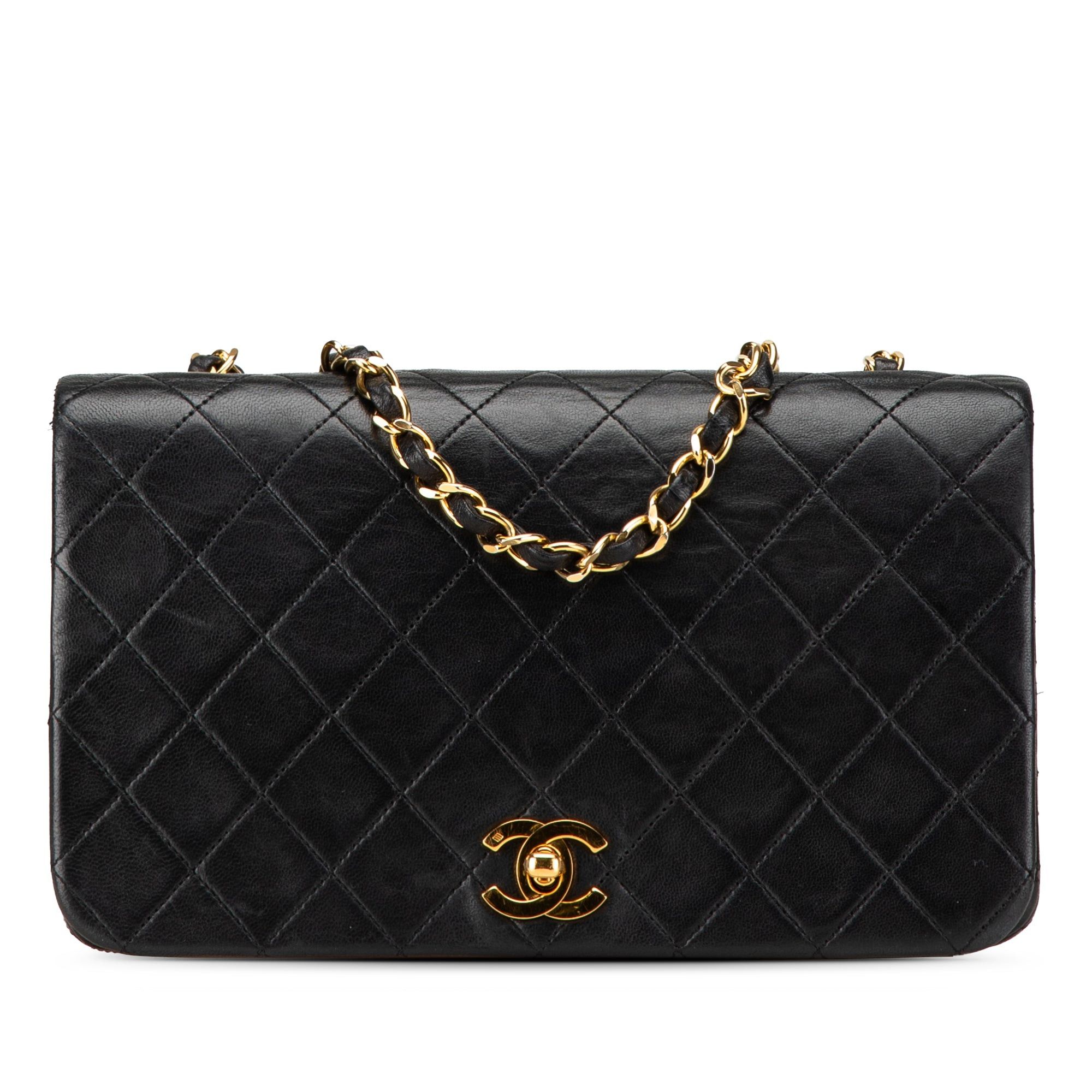 Chanel Chanel CC Quilted Lambskin Full Flap Black Size ONE SIZE - 1 Thumbnail