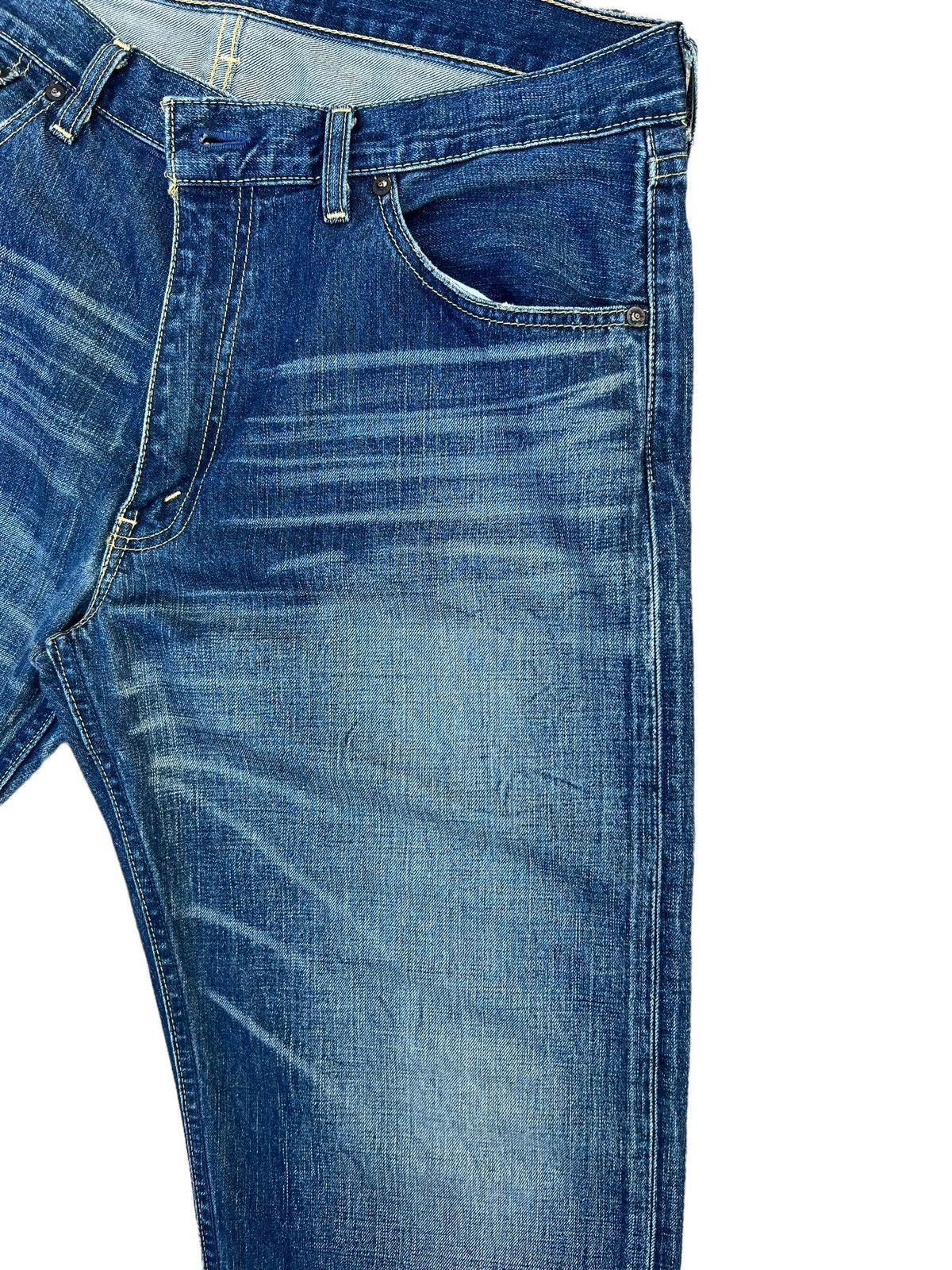 Levi's Vintage 2007 Levi’s 503 Japan Fade Denim Distressed Jeans Size US 36 / EU 52 - 10 Thumbnail