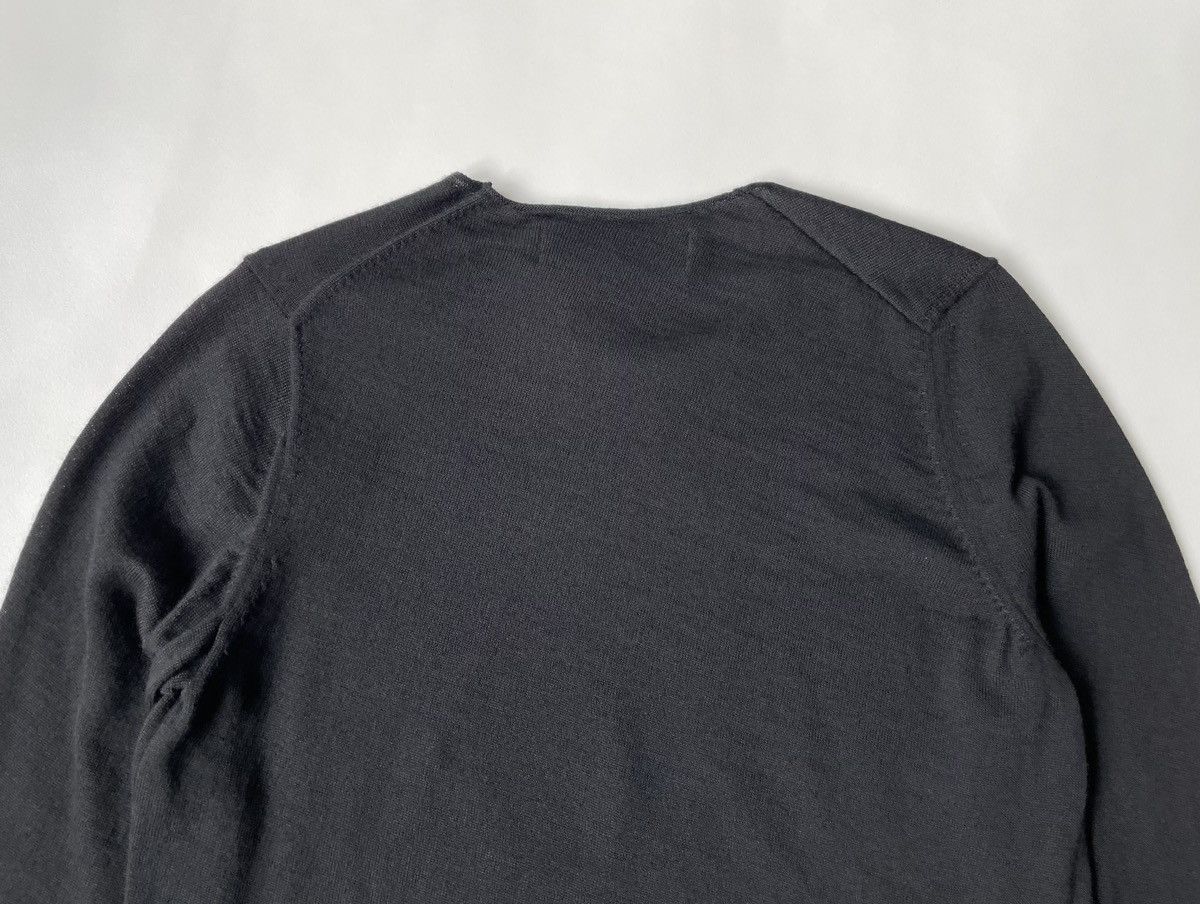 Comme des Garcons A/W 15 ‘Metal Logo’ Black Sweater Size US M / EU 48-50 / 2 - 9 Thumbnail
