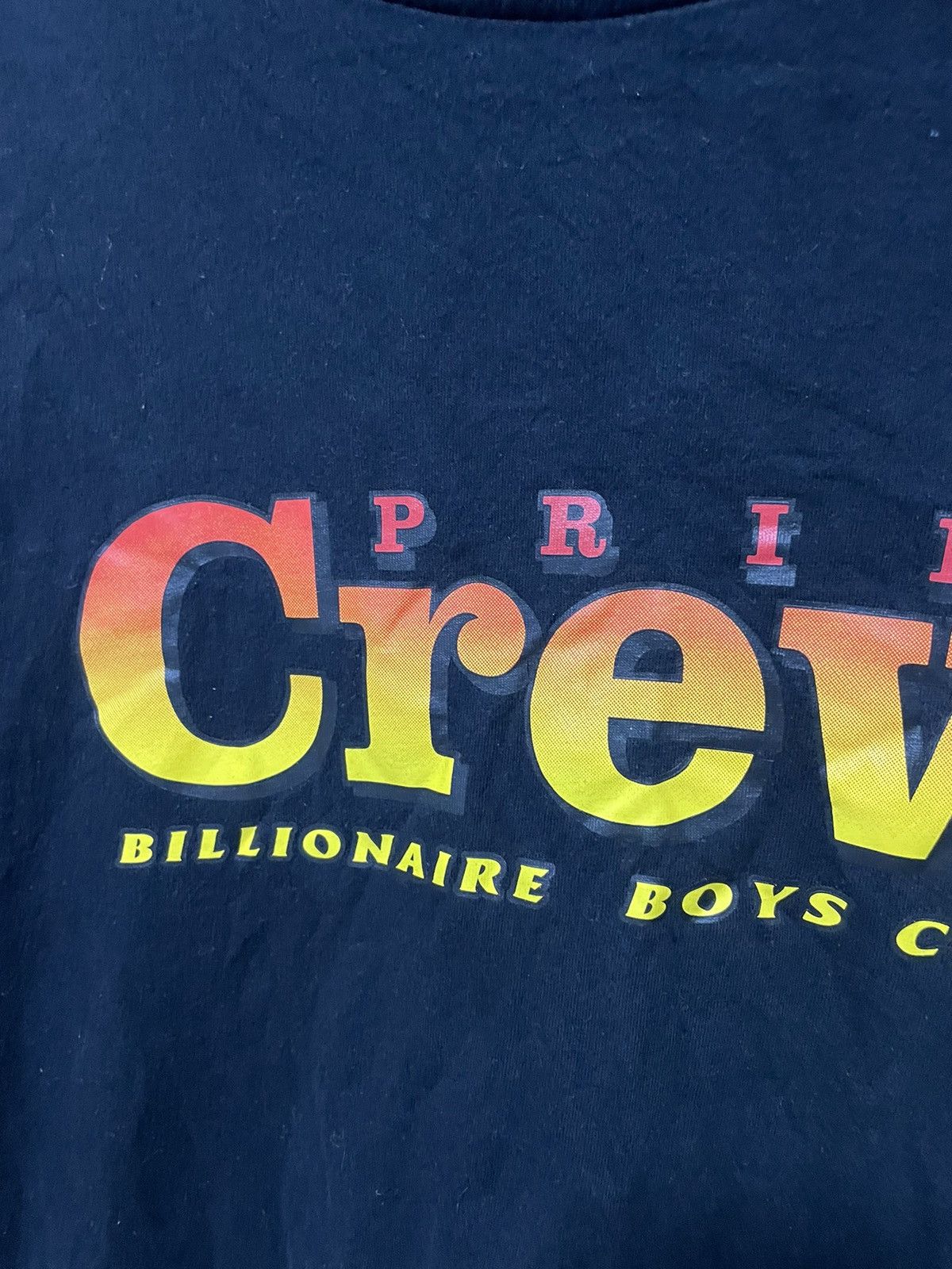 Billionaire Boys Club Billionaire Boys Club Vintage Prime Crew Logo Black Tee XL Size US XL / EU 56 / 4 - 5 Thumbnail