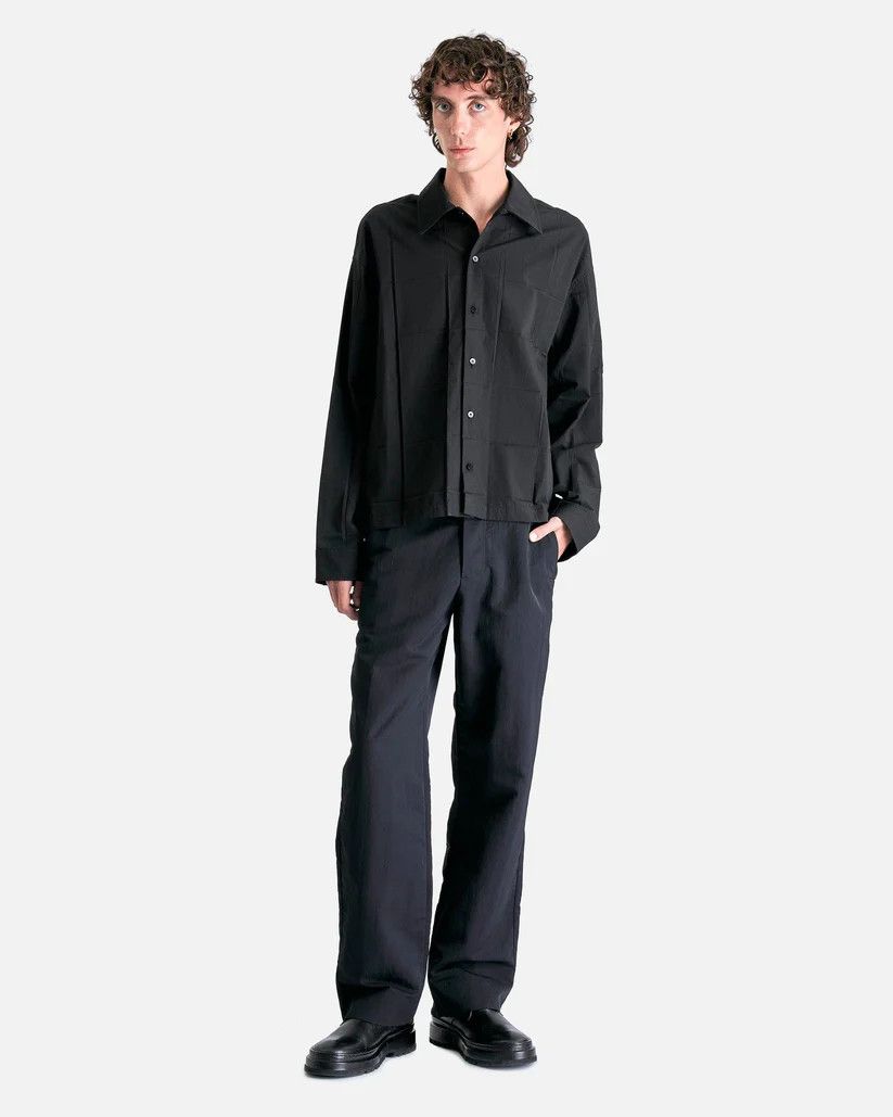 Jacquemus o1s1v1r1oon0925 La Chemise Corto in Black Size US L / EU 52-54 / 3 - 2 Thumbnail