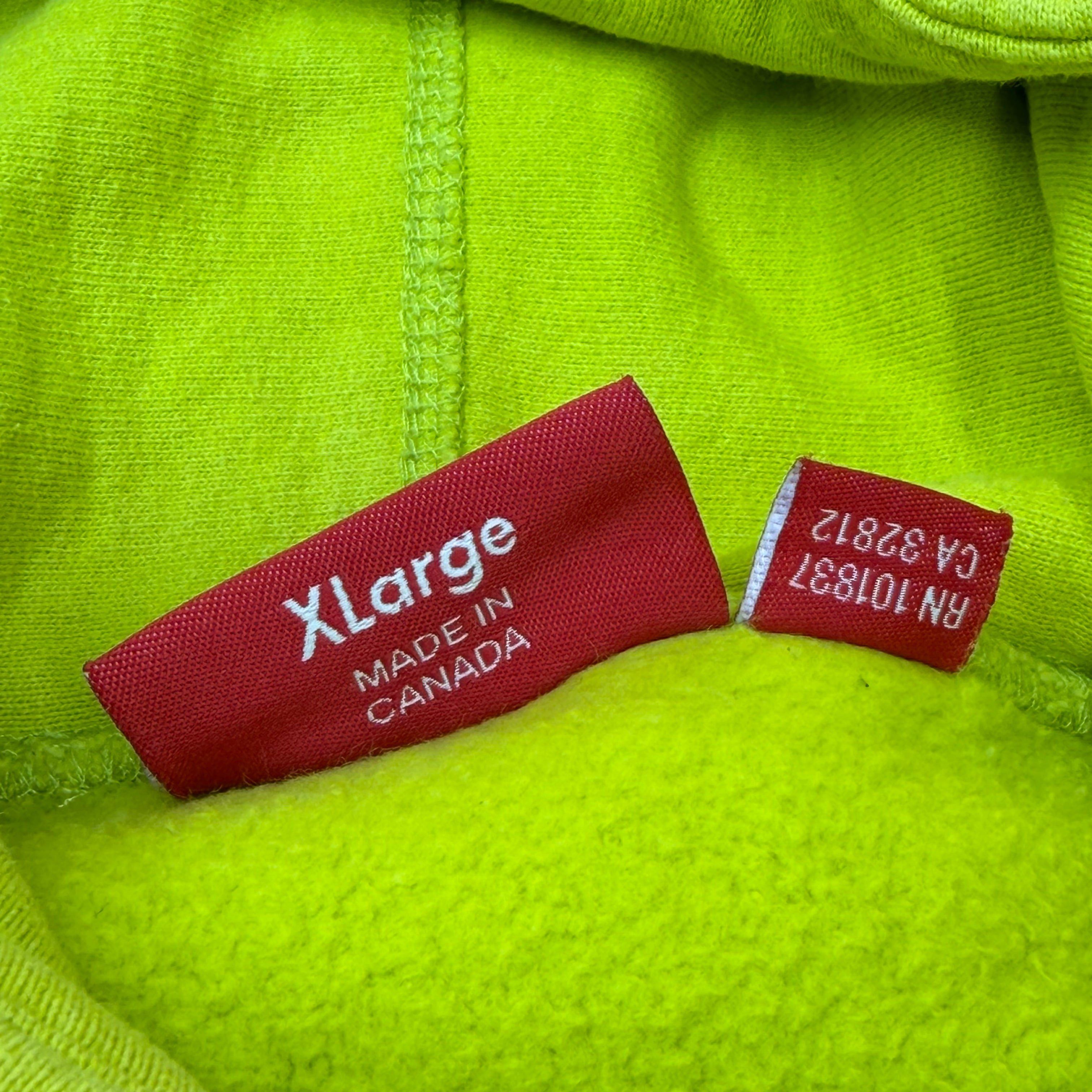 Supreme Supreme Acid Green Box Logo Hoodie XL Size US XL / EU 56 / 4 - 6 Thumbnail