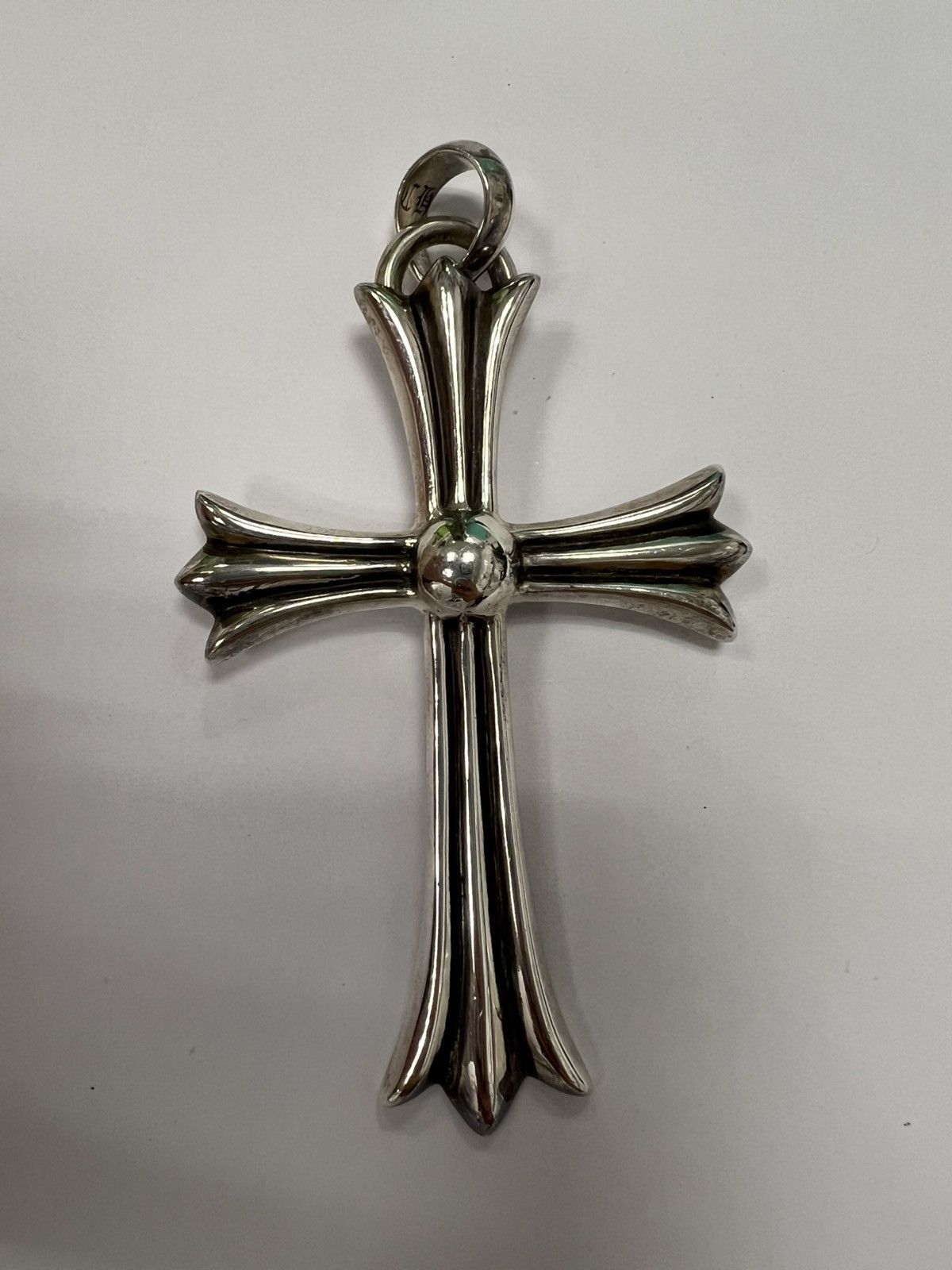 Chrome Hearts Chrome Hearts large cross pendant CH Ball chain ballchain Size ONE SIZE - 6 Thumbnail