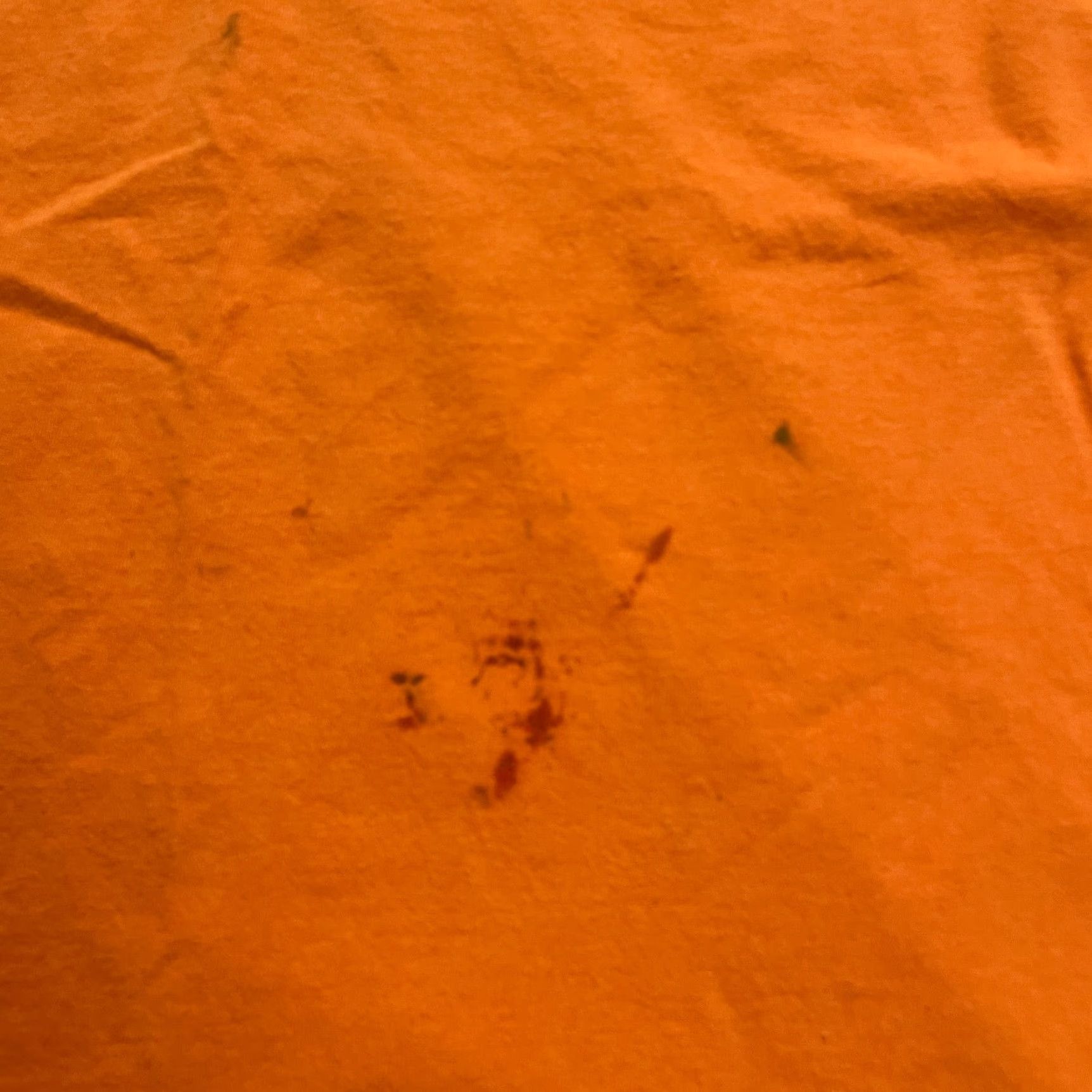 Carhartt VINTAGE Carhartt K87 Original Fit T-Shirt Mens XL Orange Crew Neck Pocket Cotton Size US XL / EU 56 / 4 - 4 Thumbnail