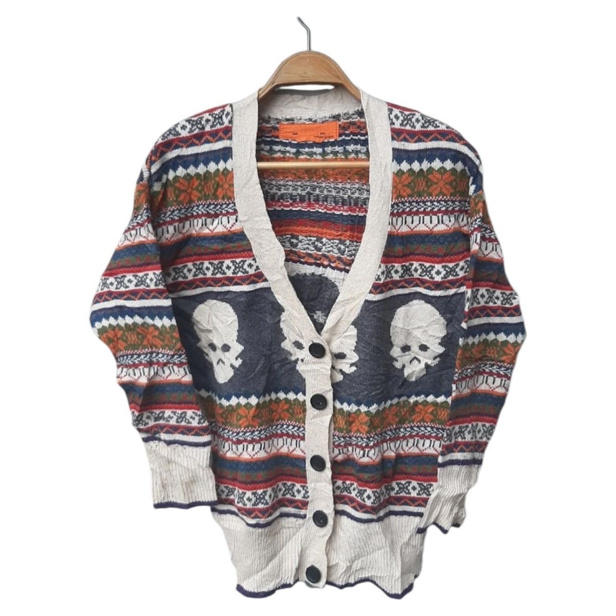 00s Hysteric Glamour Logo Wool Cardigan Hysteric Glamour 00s Logo