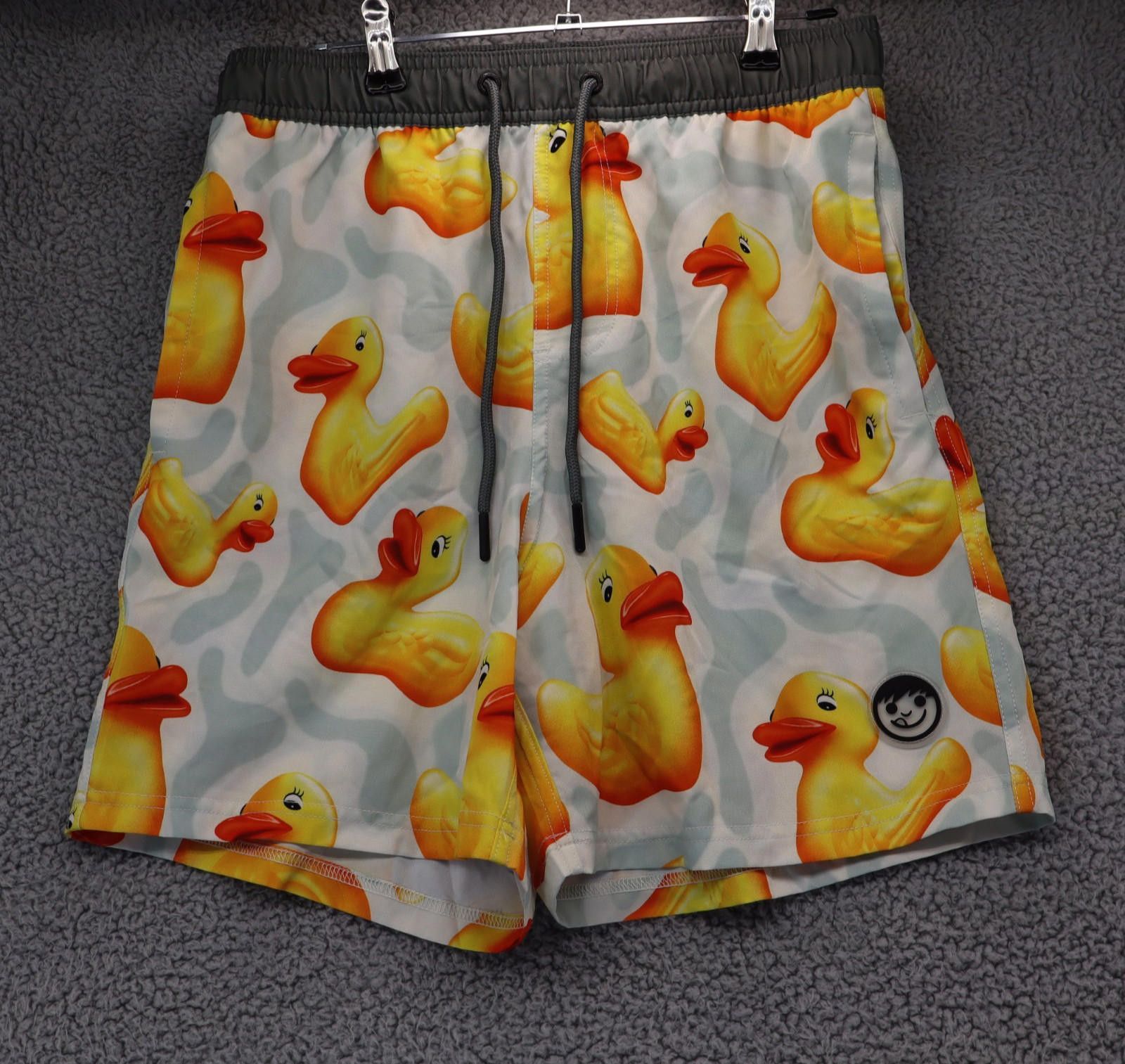 NEFF Neff Trunks Men Medium Swim Board Shorts Yellow Duck 28W Size US 32 / EU 48 - 2 Thumbnail