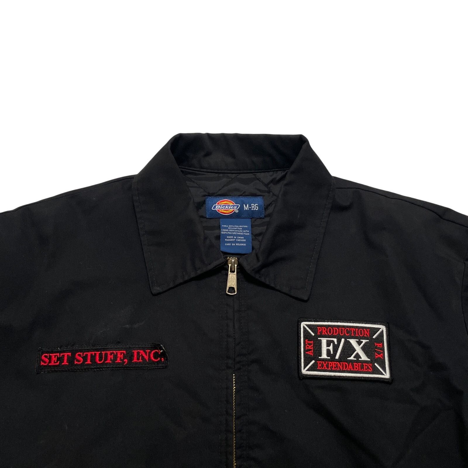Dickies 2010 The Expendables Movie Cast & Crew Black Zip Up Jacket M Size US M / EU 48-50 / 2 - 3 Thumbnail