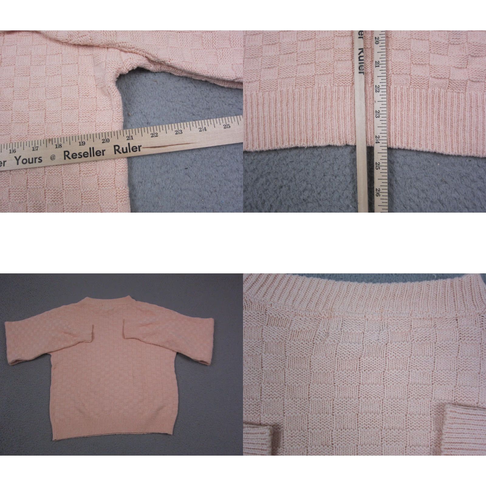 Vintage VINTAGE Victoria Dry Goods Sweater Womens L Pink Knit Crew Neck Pullover 90s Casual Fall Winter Spring Cotton Knit All Seasons Womens Size L / US 10 / IT 46 - 8 Thumbnail