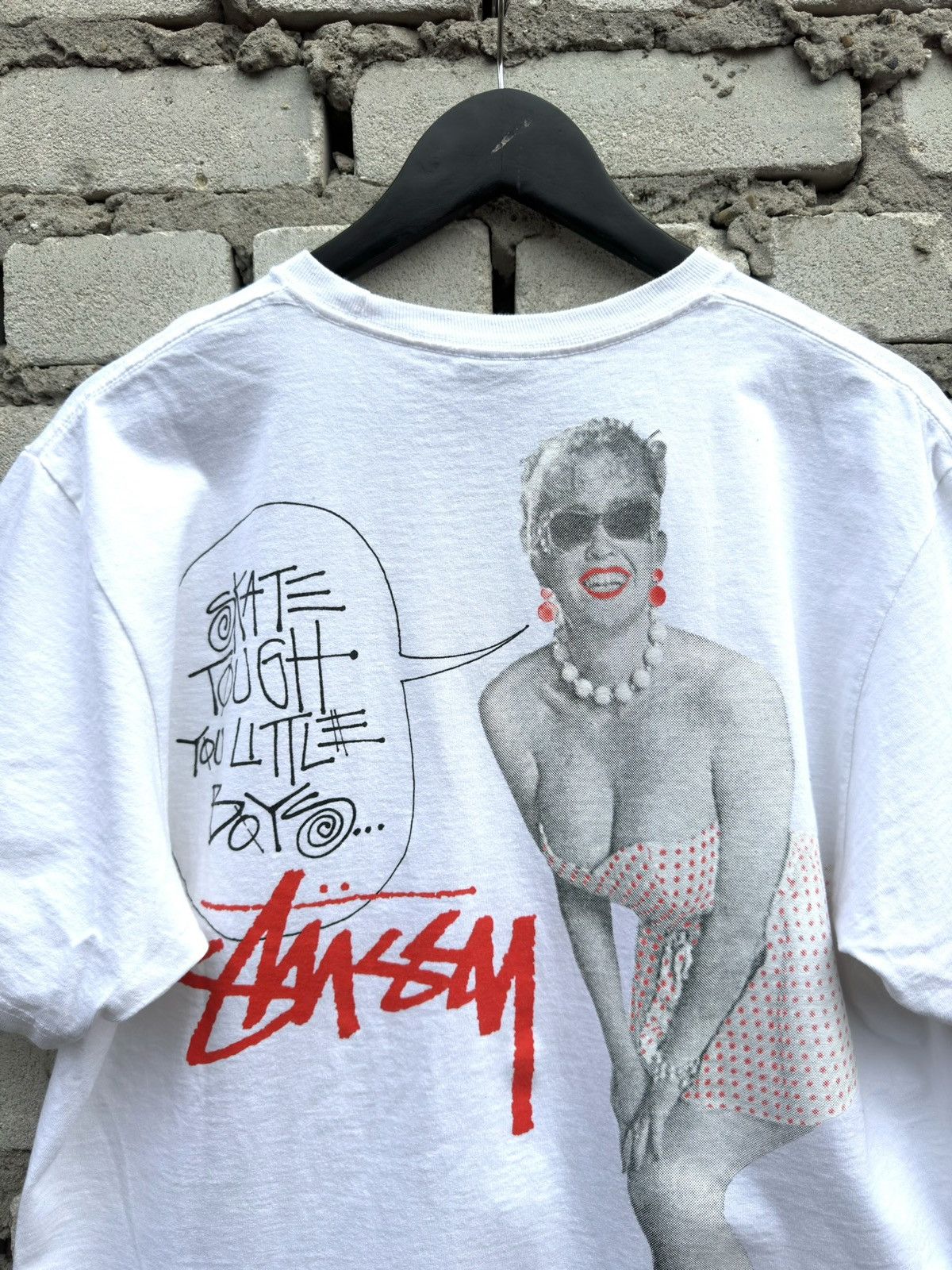Stussy Stussy Skate Tough Printed Hot Woman T Shirt Size US M / EU 48-50 / 2 - 2 Thumbnail