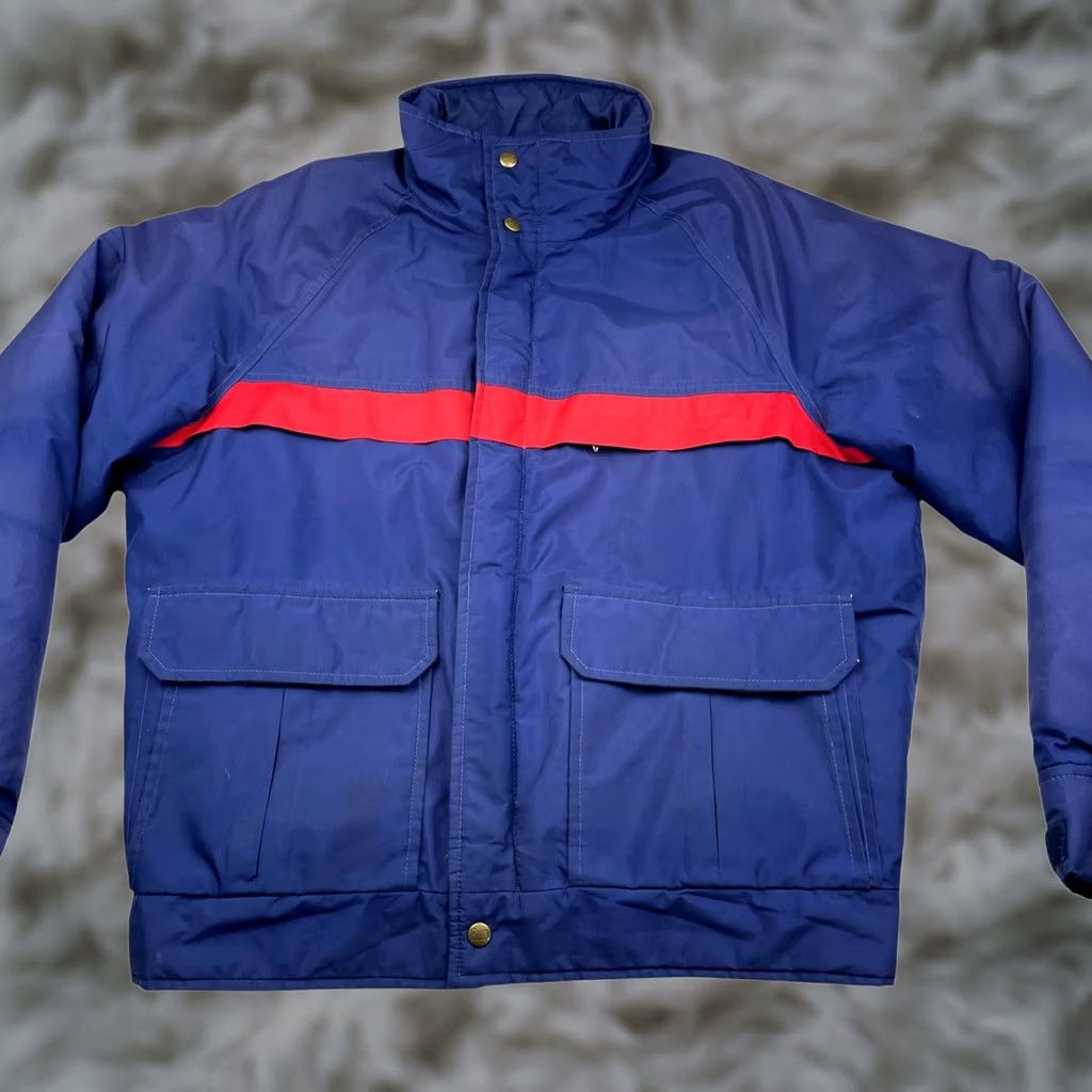 Vintage VINTAGE Woolrich Men’s Gore-Tex Jacket Blue/Red • USA • Large L Jacket Adult Men Size US L / EU 52-54 / 3 - 1 Thumbnail