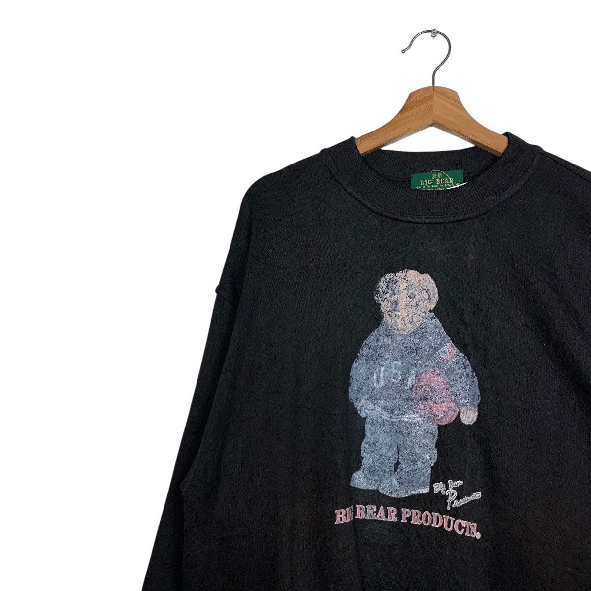 Japanese Brand BIG BEAR Products Graphics Printed Sweatshirts #1750-C78 Size US L / EU 52-54 / 3 - 6 Thumbnail