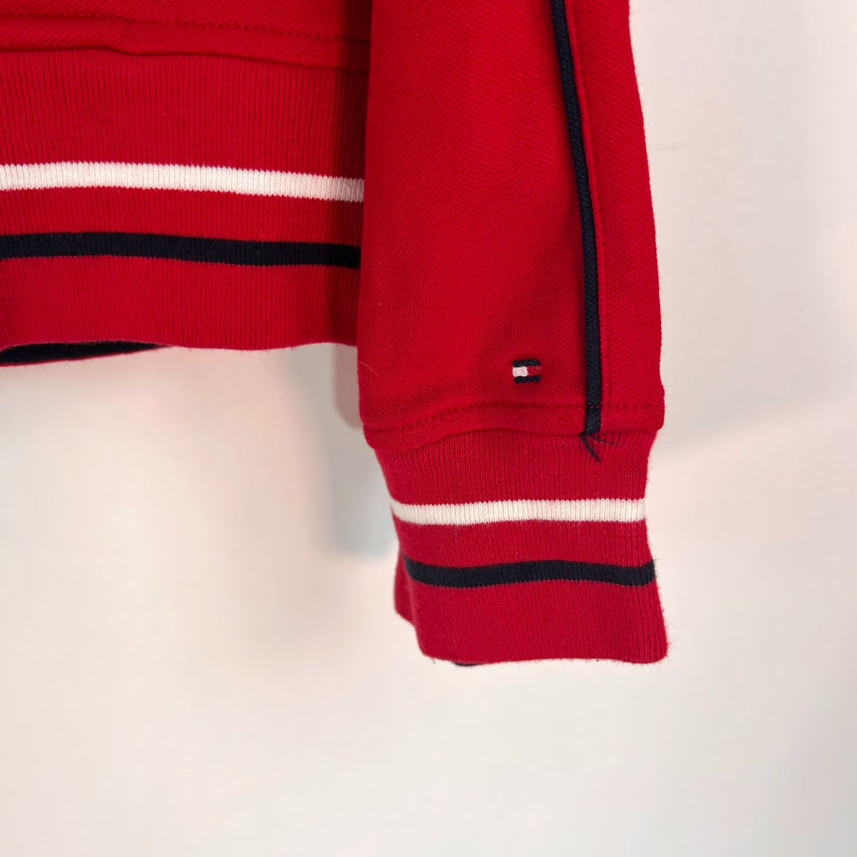 Tommy Hilfiger Tommy Hilfiger Softshell Jacket Mens XL Red BIG Embroidered Casual Size US XL / EU 56 / 4 - 2 Thumbnail