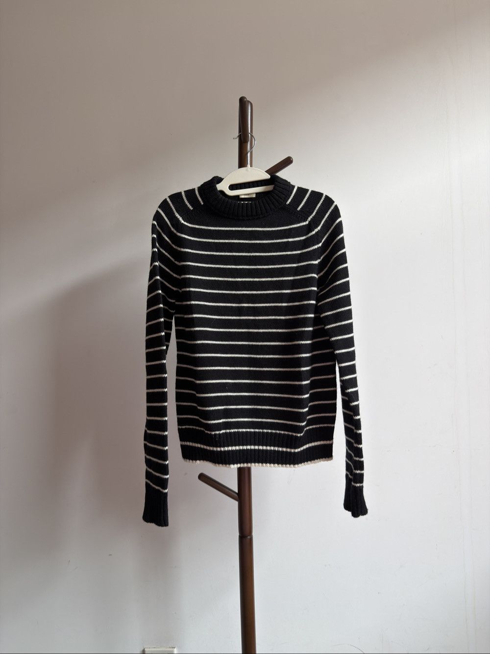 Saint Laurent Paris Saint Laurent Striped Wool Sweater Size M Size US M / EU 48-50 / 2 - 1 Thumbnail