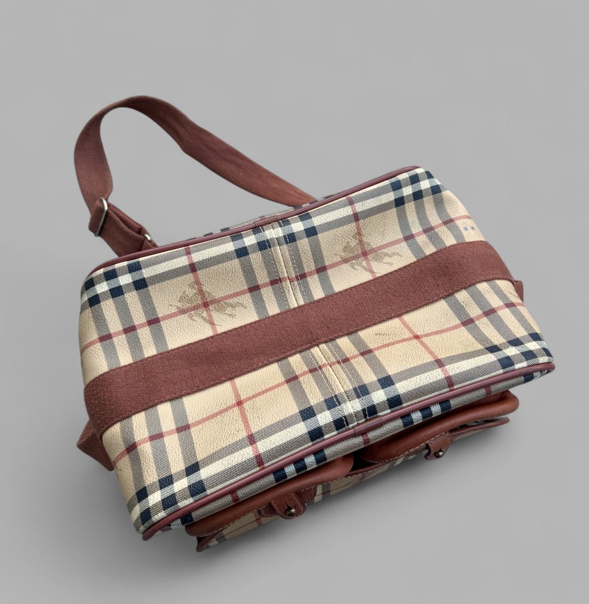 Burberry 80's BURBERRY NOVA CHECK Cargo Pockets Messenger Bag Size ONE SIZE - 19 Thumbnail