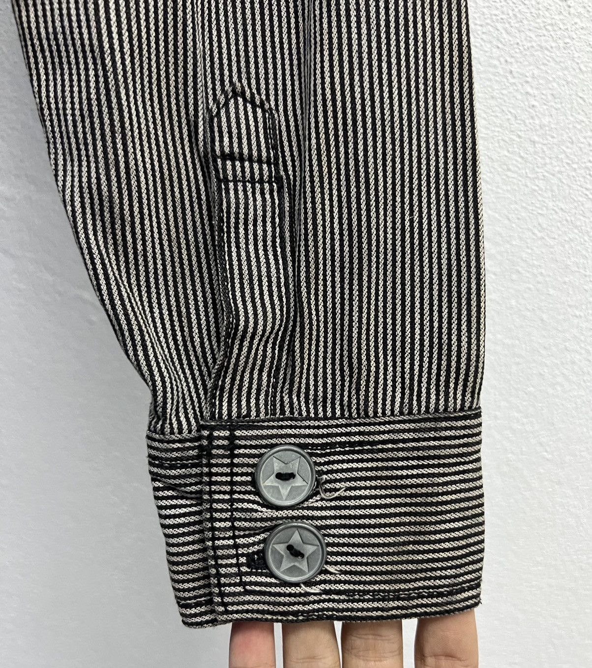 Japanese Brand × Vintage Vintage Japanese Jumpsuit Leopard Collar, Embroidered Back, Size US 36 / EU 52 - 19 Thumbnail