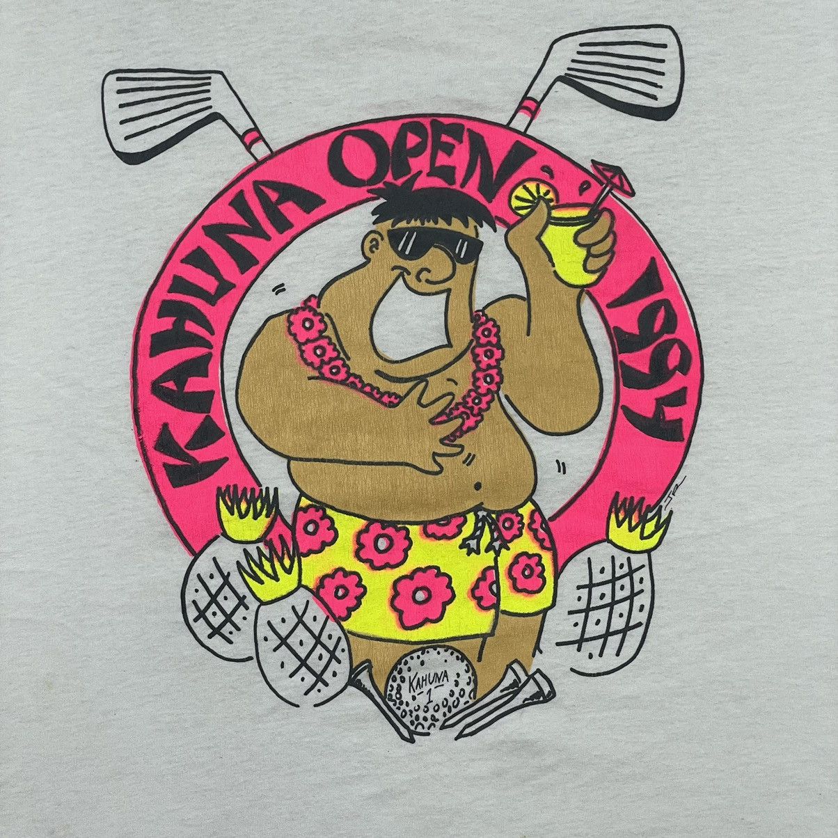Jerzees Vintage 1994 Kahuna Open Golf Tee Size US L / EU 52-54 / 3 - 7 Thumbnail