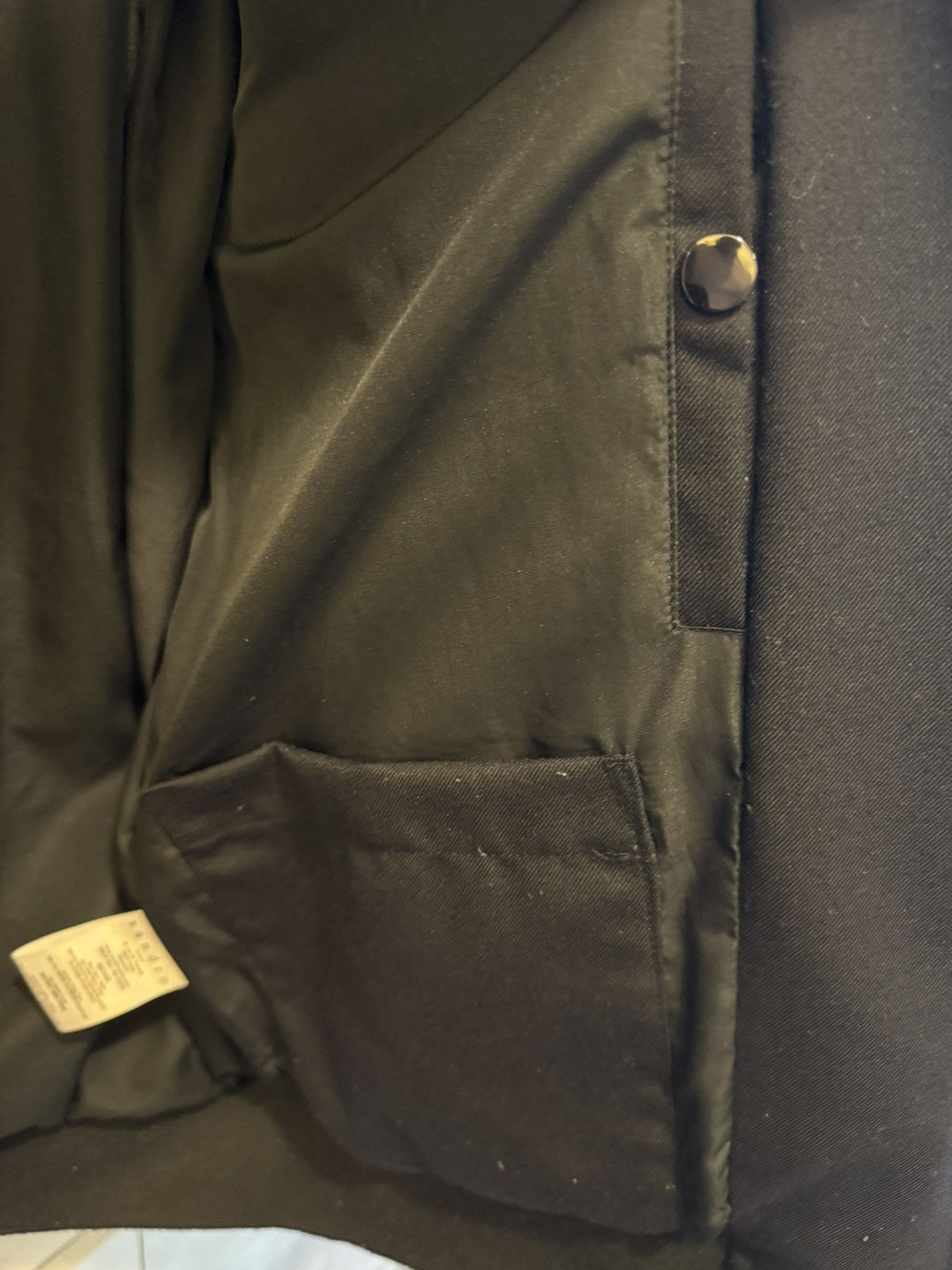 Sandro Sandro Hooded Wool Down Jacket Size US L / EU 52-54 / 3 - 6 Thumbnail