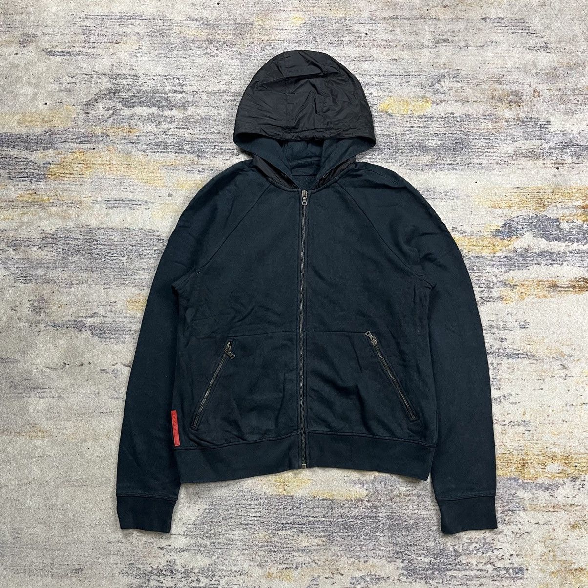 Prada Prada nylon zip hoodie Size US L / EU 52-54 / 3 - 1 Thumbnail