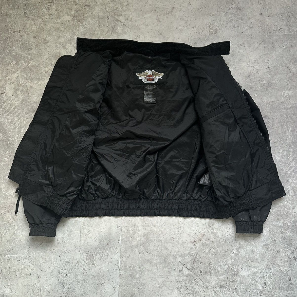 Harley Davidson × Japanese Brand Harley Davidson Hardcore balenciaga fit bomber Size US XL / EU 56 / 4 - 3 Thumbnail