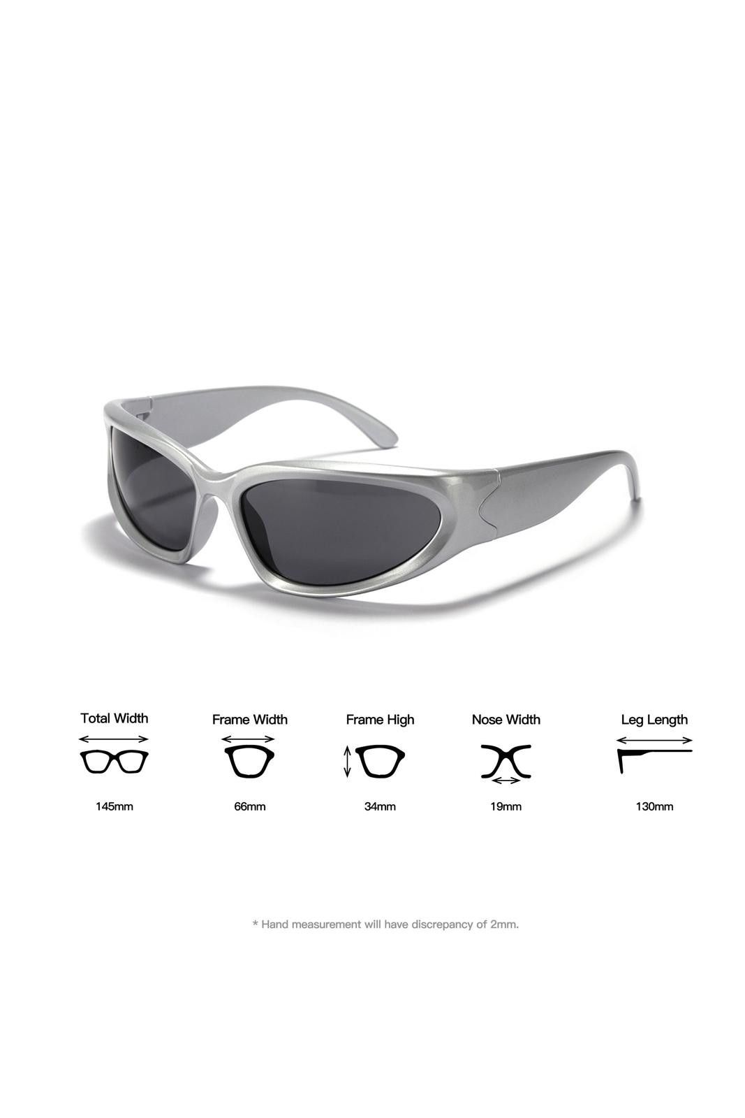 Japanese Brand Rare Vtg Vintage Y2k Futuristic Sliver Sunglasses Unisex OS Size ONE SIZE - 7 Thumbnail