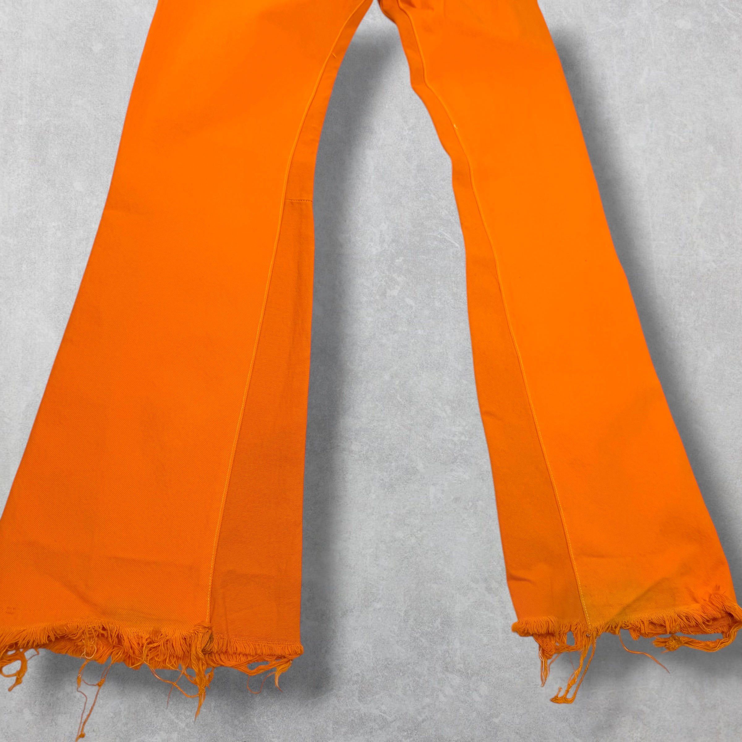 Gallery Dept. Gallery Dept. La Flare Orange Jeans 33 Size US 33 - 6 Thumbnail