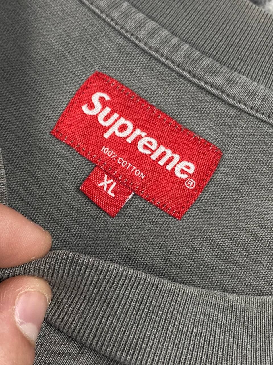 Supreme Supreme Acid Wash S/S Top T Shirt Men Size XL Gray Size US XL / EU 56 / 4 - 8 Thumbnail