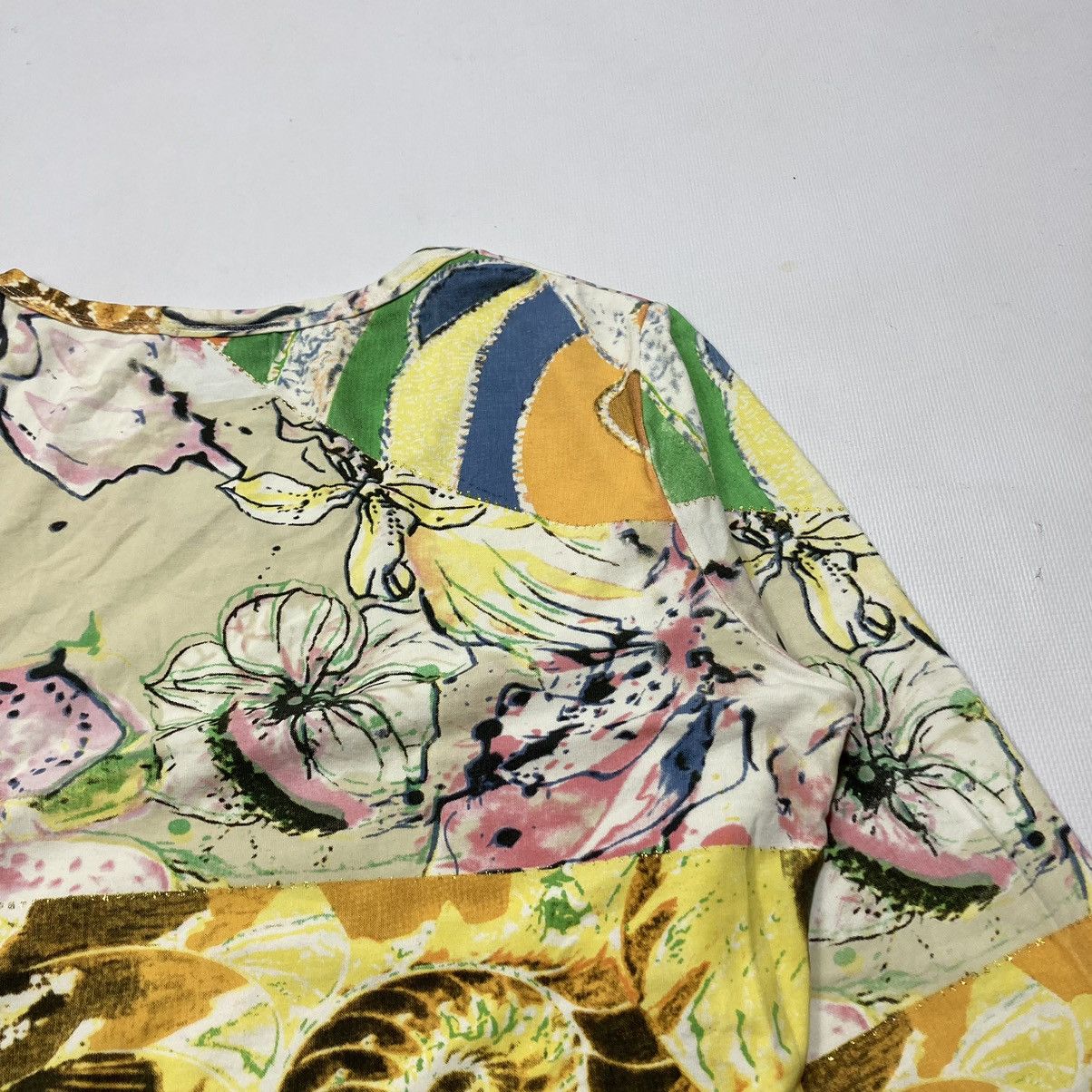 Roberto Cavalli Just Cavalli Abstract All Over Print Long Sleeve Shirt Size M / US 6-8 / IT 42-44 - 13 Thumbnail