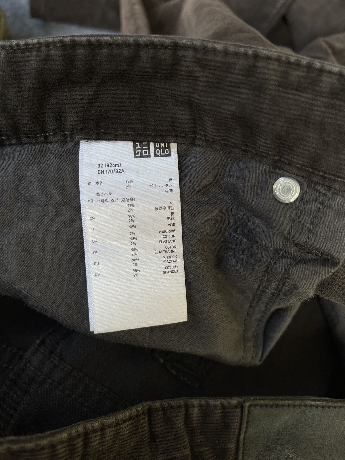 Undercover Hype Beast🔥Uniqlo x Undercover🔥Distressed Corduroi Pants Size US 35 - 15 Thumbnail