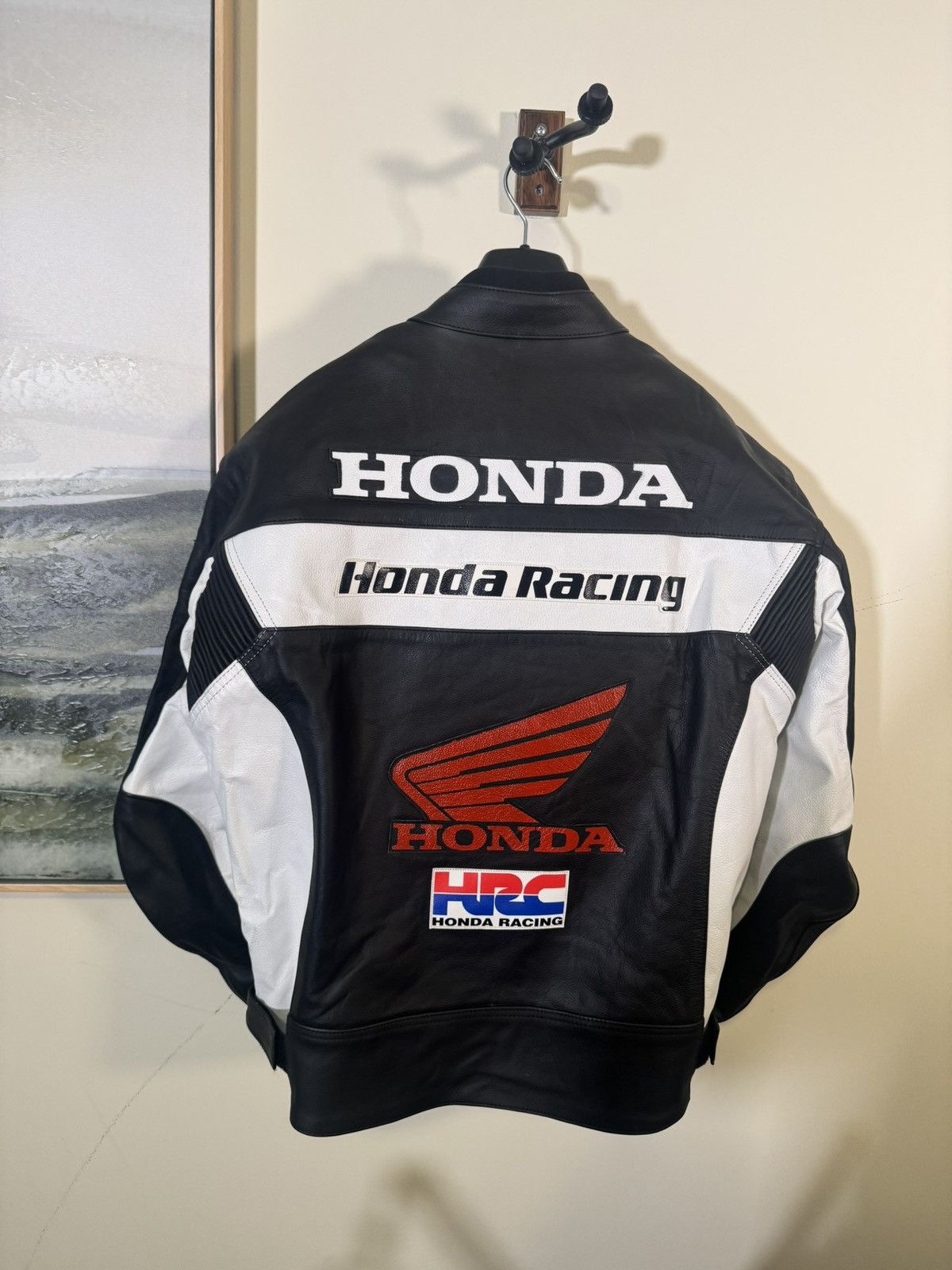 Honda Honda Racing Motorcycle Leather Jacket Size US L / EU 52-54 / 3 - 2 Thumbnail