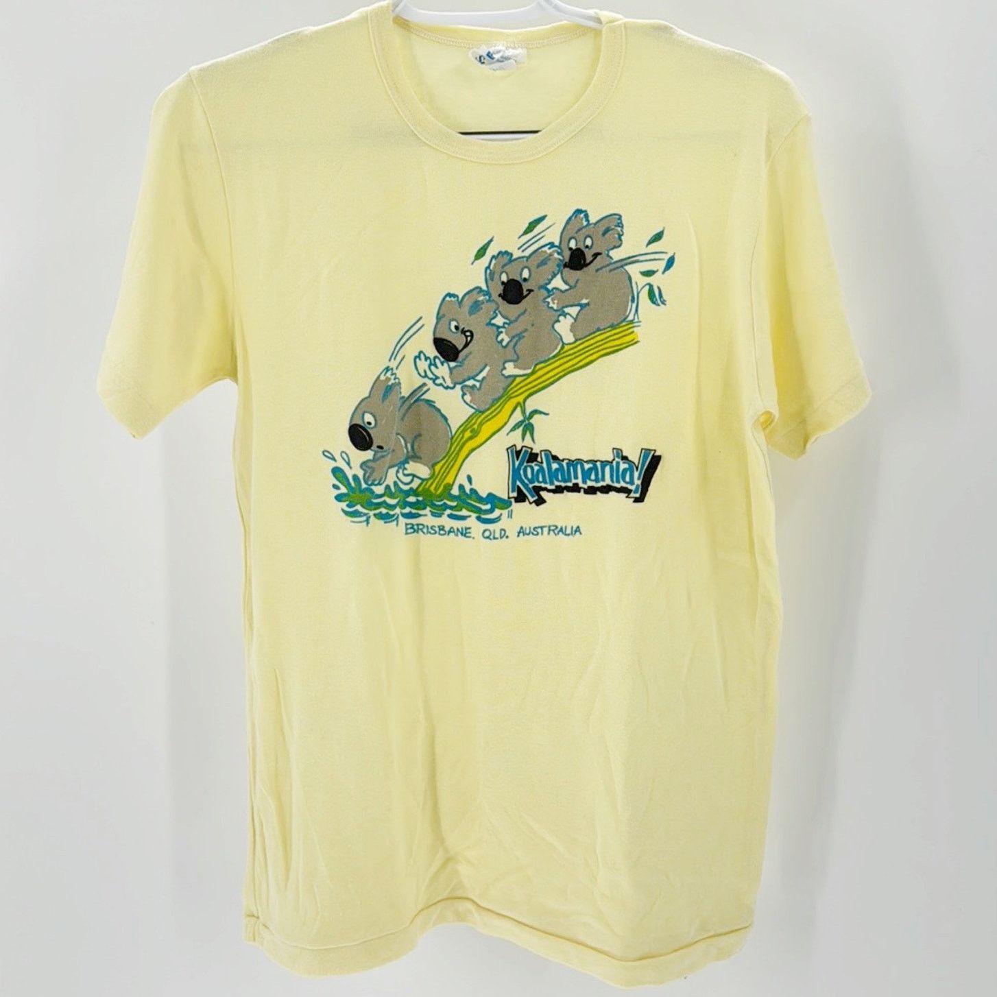 Vintage Queens Island Australia koala graphic single stitch
