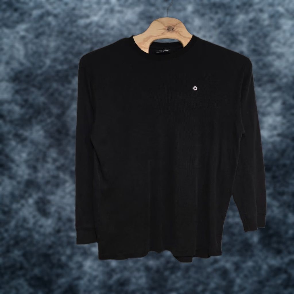 Southpole VINTAGE South Pole Long Sleeve Thermal Shirt Mens XXL Black Waffle Knit Size US XXL / EU 58 / 5 - 1 Thumbnail